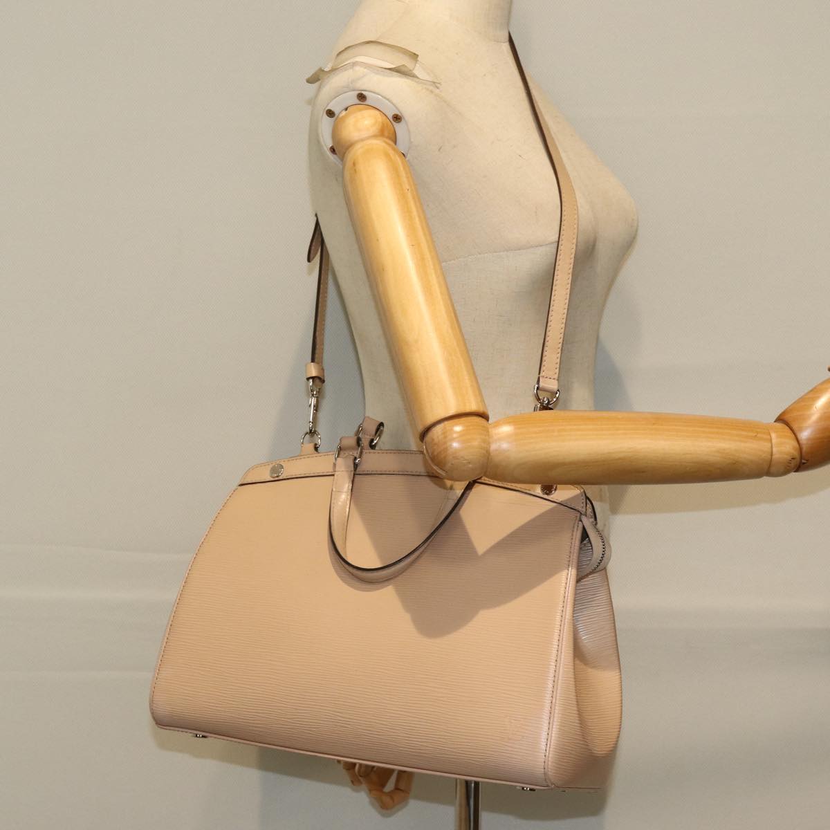 LOUIS VUITTON Epi Blair MM Hand Bag 2way Dunne M41320 LV 74378