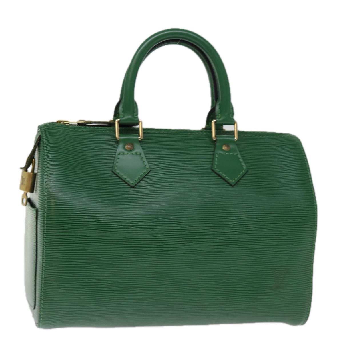 LOUIS VUITTON Epi Speedy 25 Hand Bag Borneo Green M43014 LV 74382