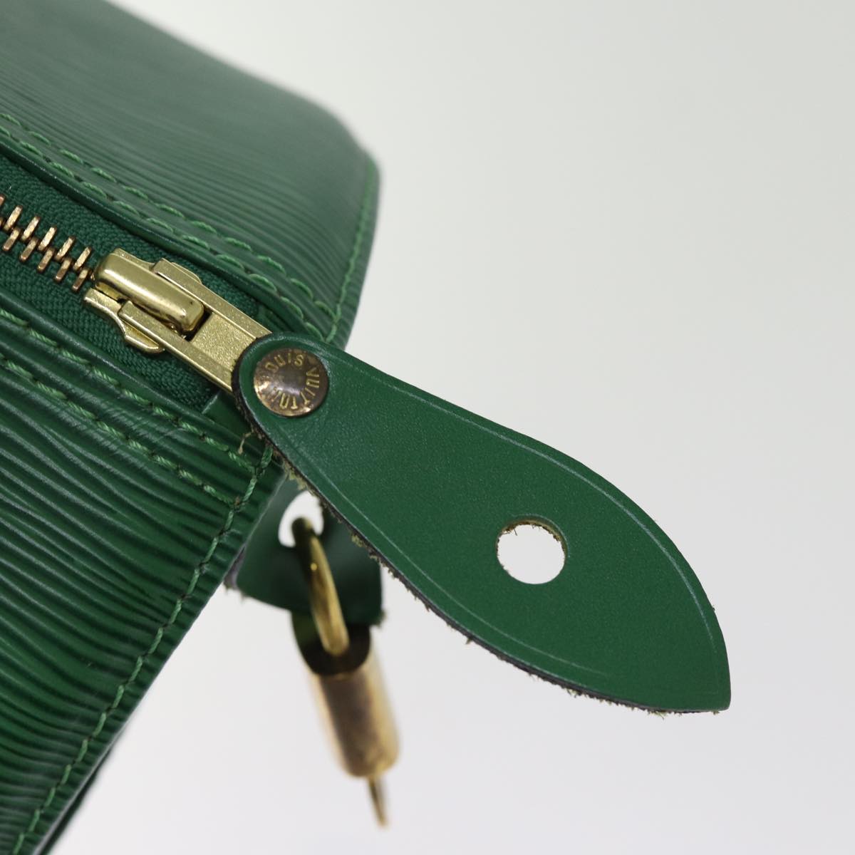 LOUIS VUITTON Epi Speedy 25 Hand Bag Borneo Green M43014 LV 74382