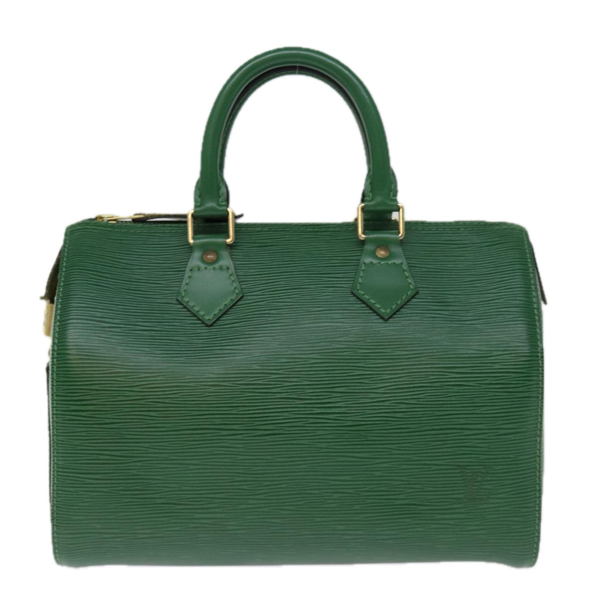 LOUIS VUITTON Epi Speedy 25 Hand Bag Borneo Green M43014 LV 74382