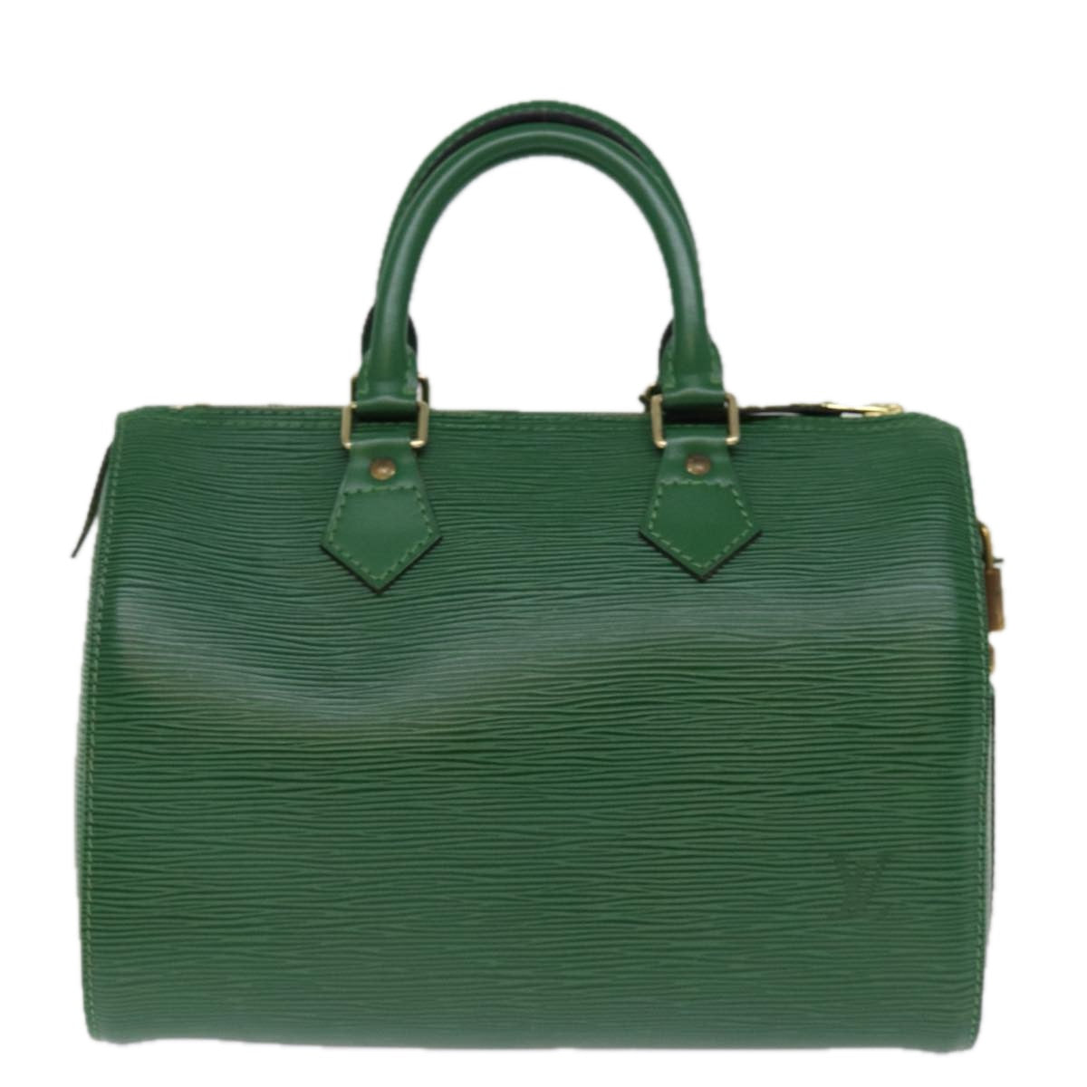 LOUIS VUITTON Epi Speedy 25 Hand Bag Borneo Green M43014 LV 74382