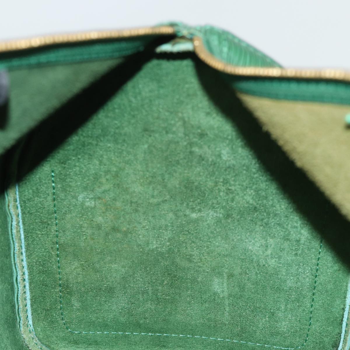 LOUIS VUITTON Epi Speedy 35 Hand Bag Borneo Green M42994 LV 74383