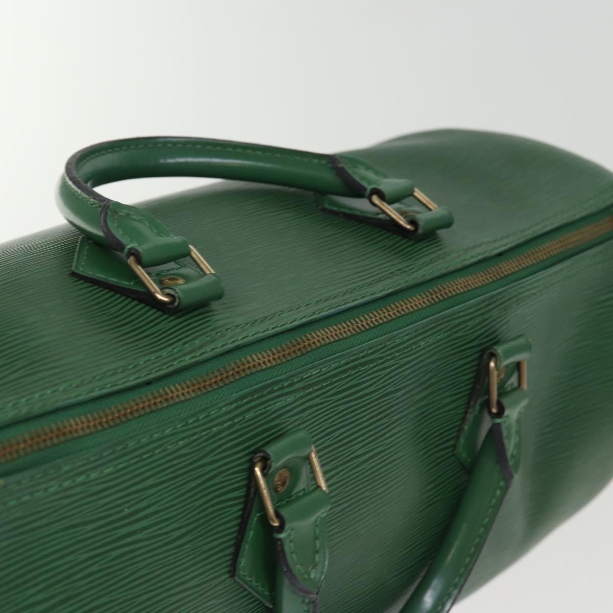 LOUIS VUITTON Epi Speedy 35 Hand Bag Borneo Green M42994 LV 74383