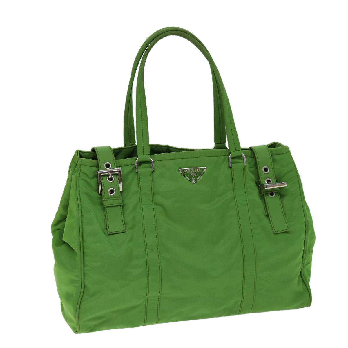Luxury PradaShoulder Bag Nylon Green 74404