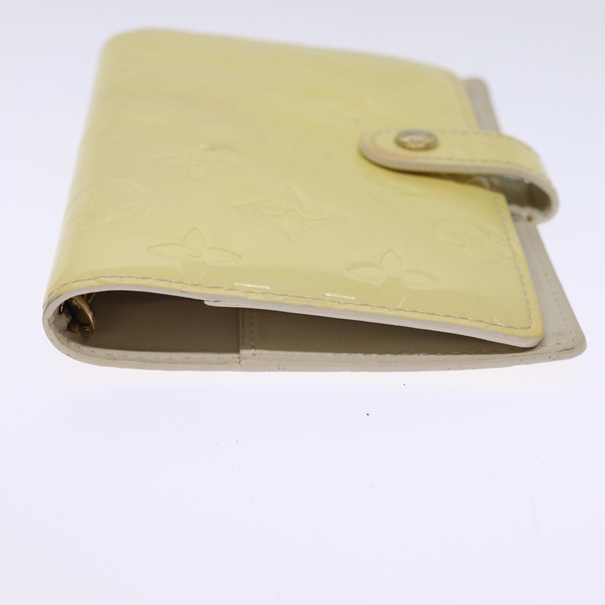 LOUIS VUITTON Vernis Agenda PM Day Planner Cover Perle R21010 LV 74414