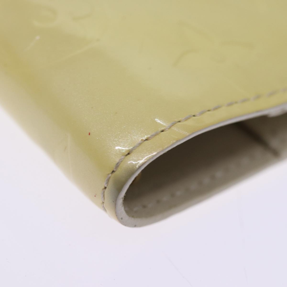 LOUIS VUITTON Vernis Agenda PM Day Planner Cover Perle R21010 LV 74414