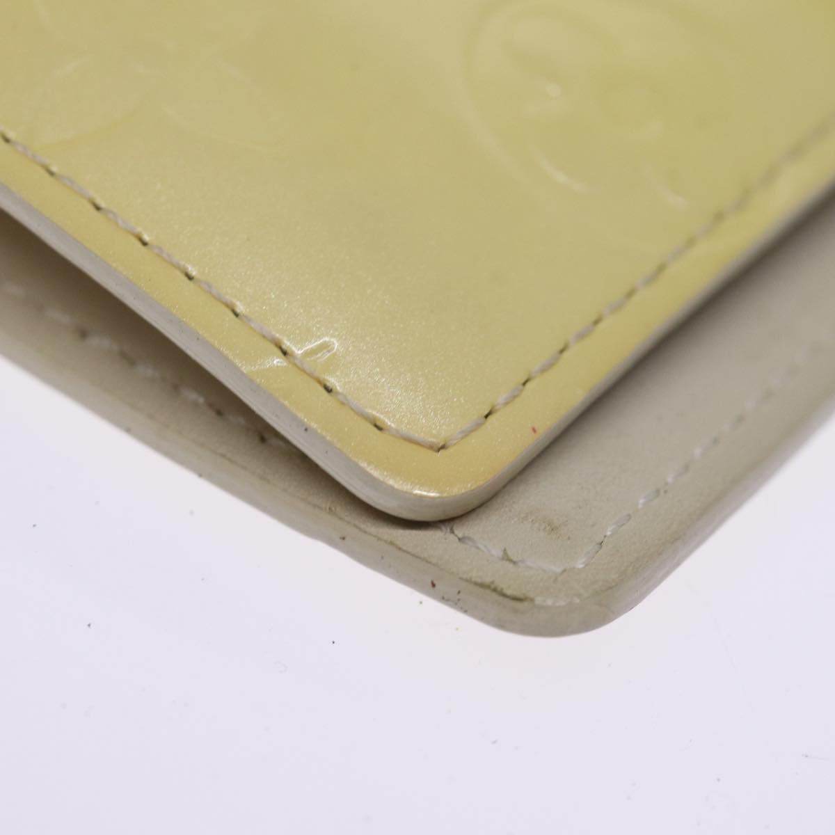 LOUIS VUITTON Vernis Agenda PM Day Planner Cover Perle R21010 LV 74414