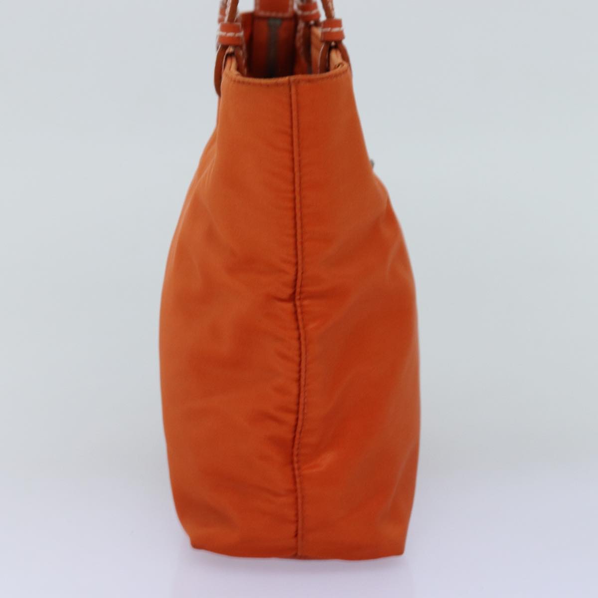 Luxury PradaHand Bag Nylon Orange 74418