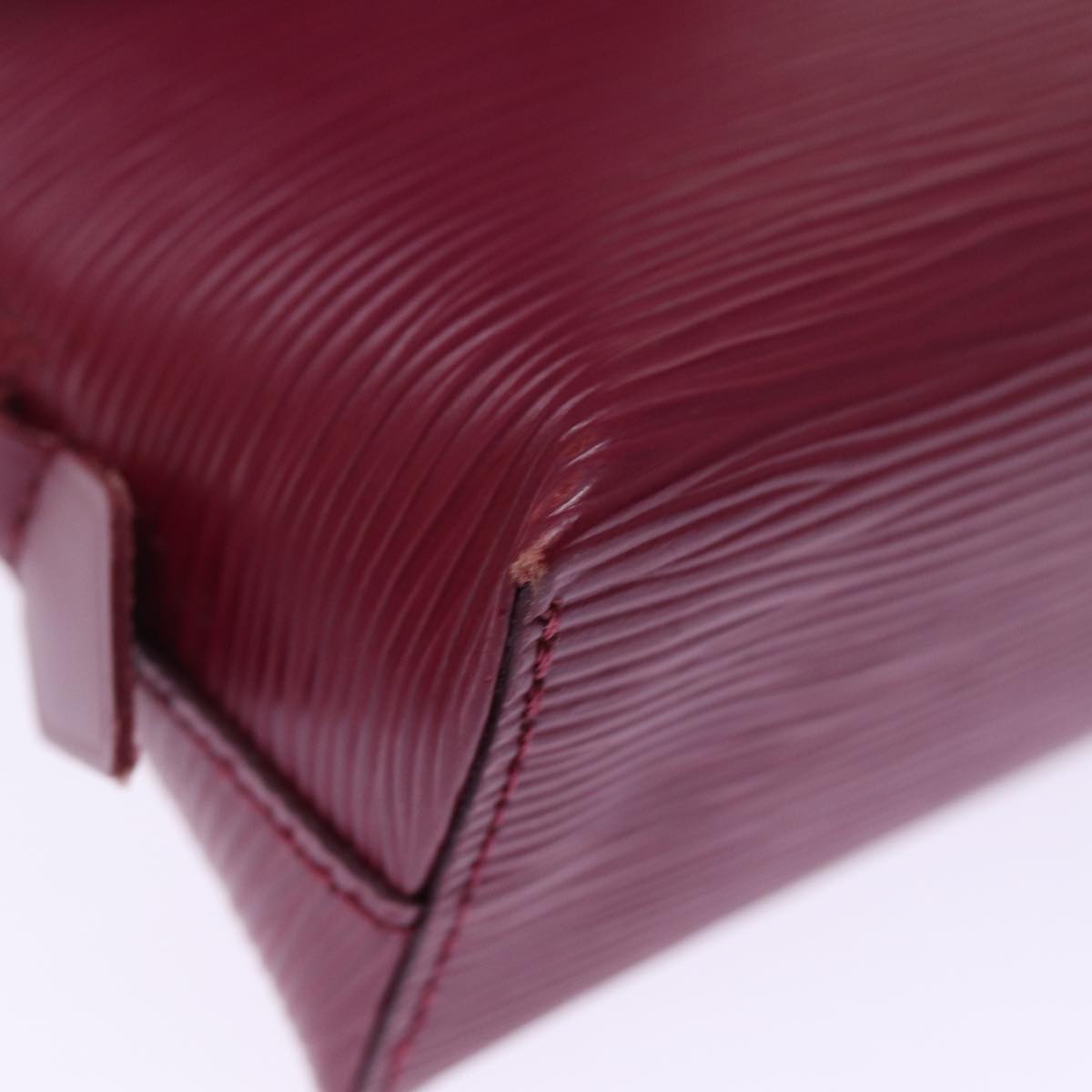 LOUIS VUITTON Epi Pochette Cosmetic PM Pouch Fuchsia M40641 LV 74421