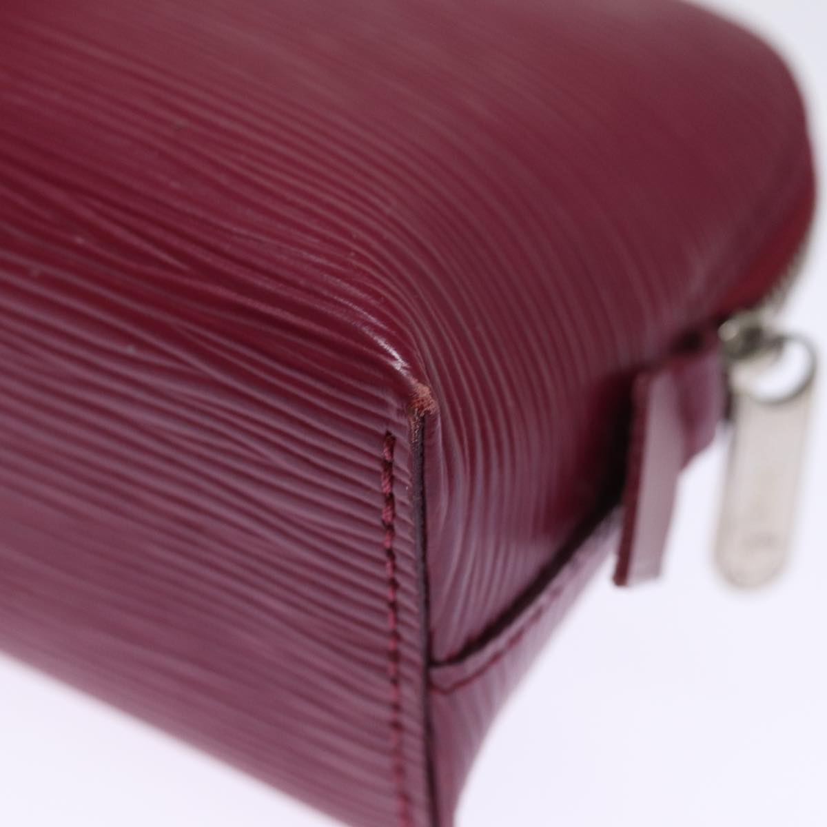 LOUIS VUITTON Epi Pochette Cosmetic PM Pouch Fuchsia M40641 LV 74421
