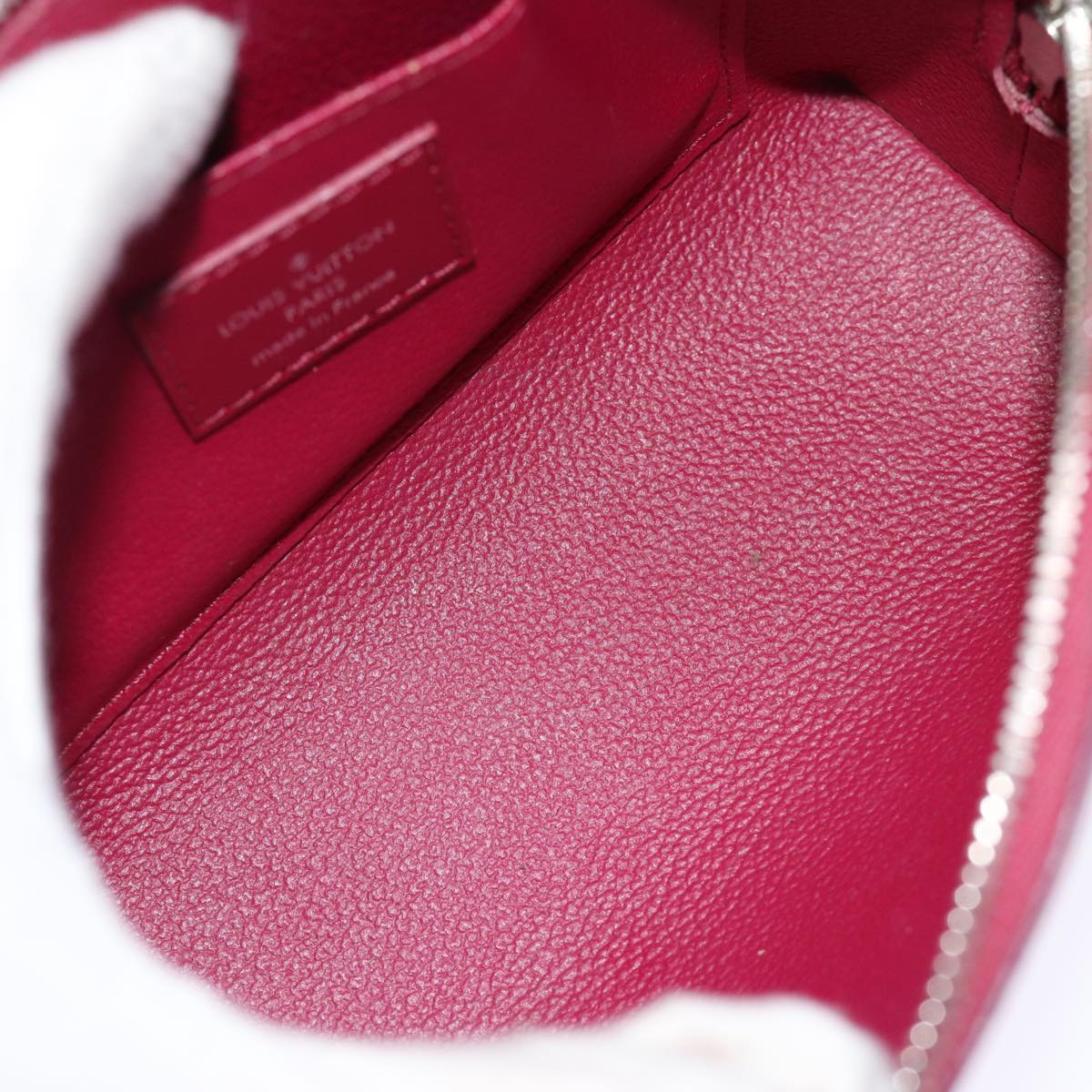 LOUIS VUITTON Epi Pochette Cosmetic PM Pouch Fuchsia M40641 LV 74421