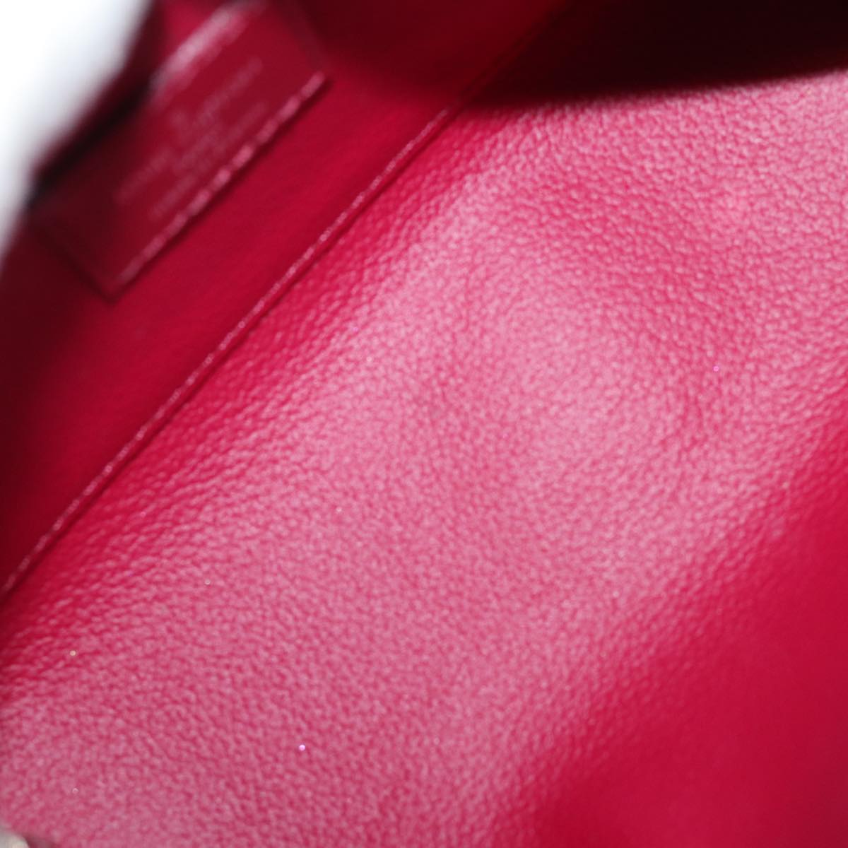 LOUIS VUITTON Epi Pochette Cosmetic PM Cosmetic Pouch Fuchsia M40641 74422