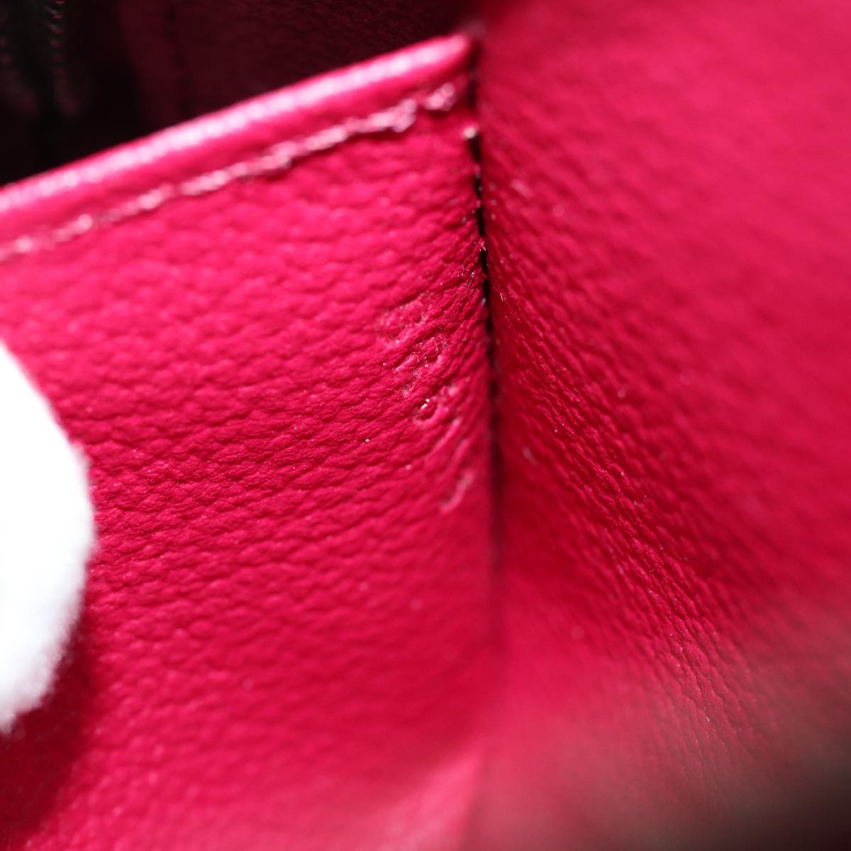 LOUIS VUITTON Epi Pochette Cosmetic PM Cosmetic Pouch Fuchsia M40641 74422