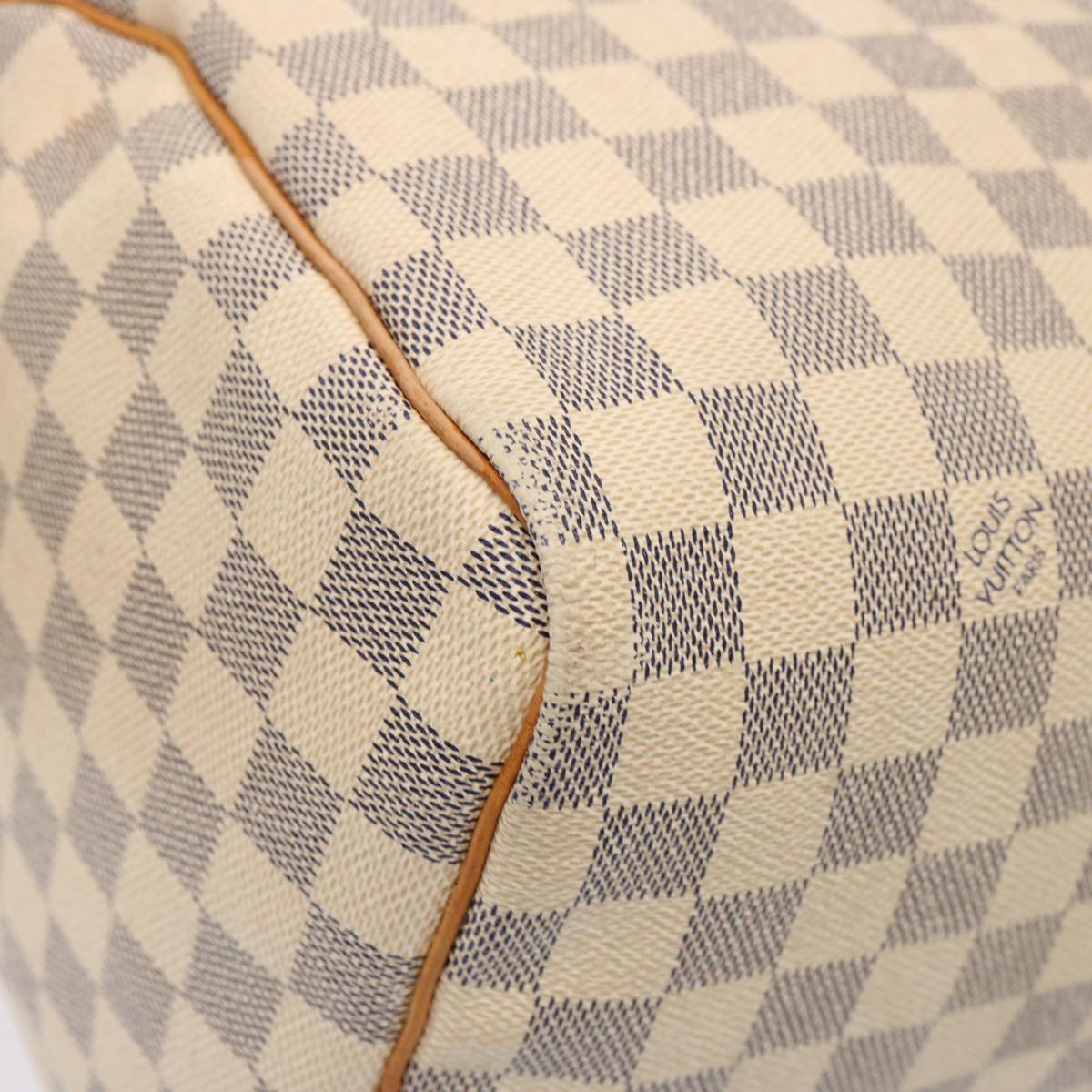 LOUIS VUITTON Damier Azur Speedy 30 Hand Bag N41533 LV 74433