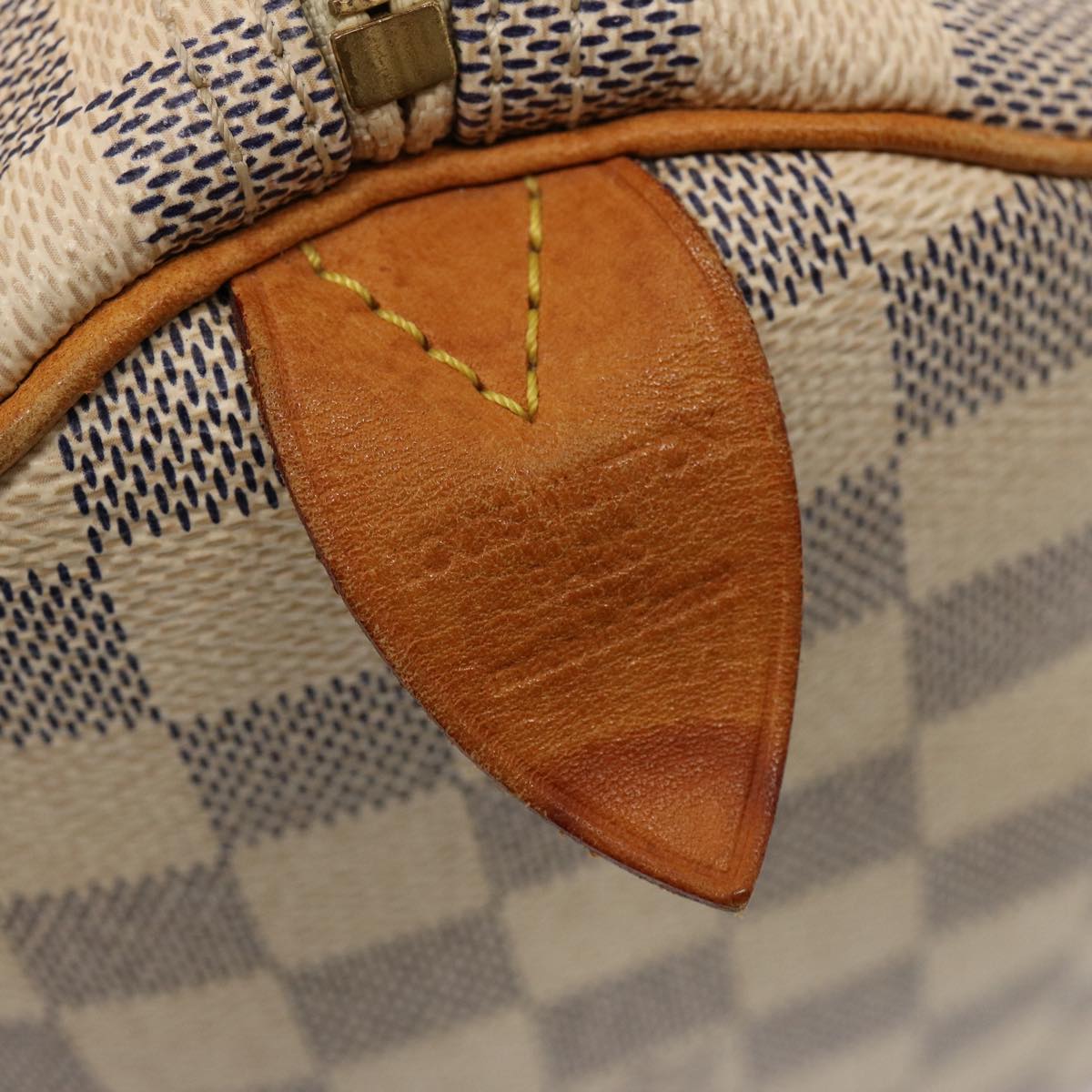 LOUIS VUITTON Damier Azur Speedy 30 Hand Bag N41533 LV 74433