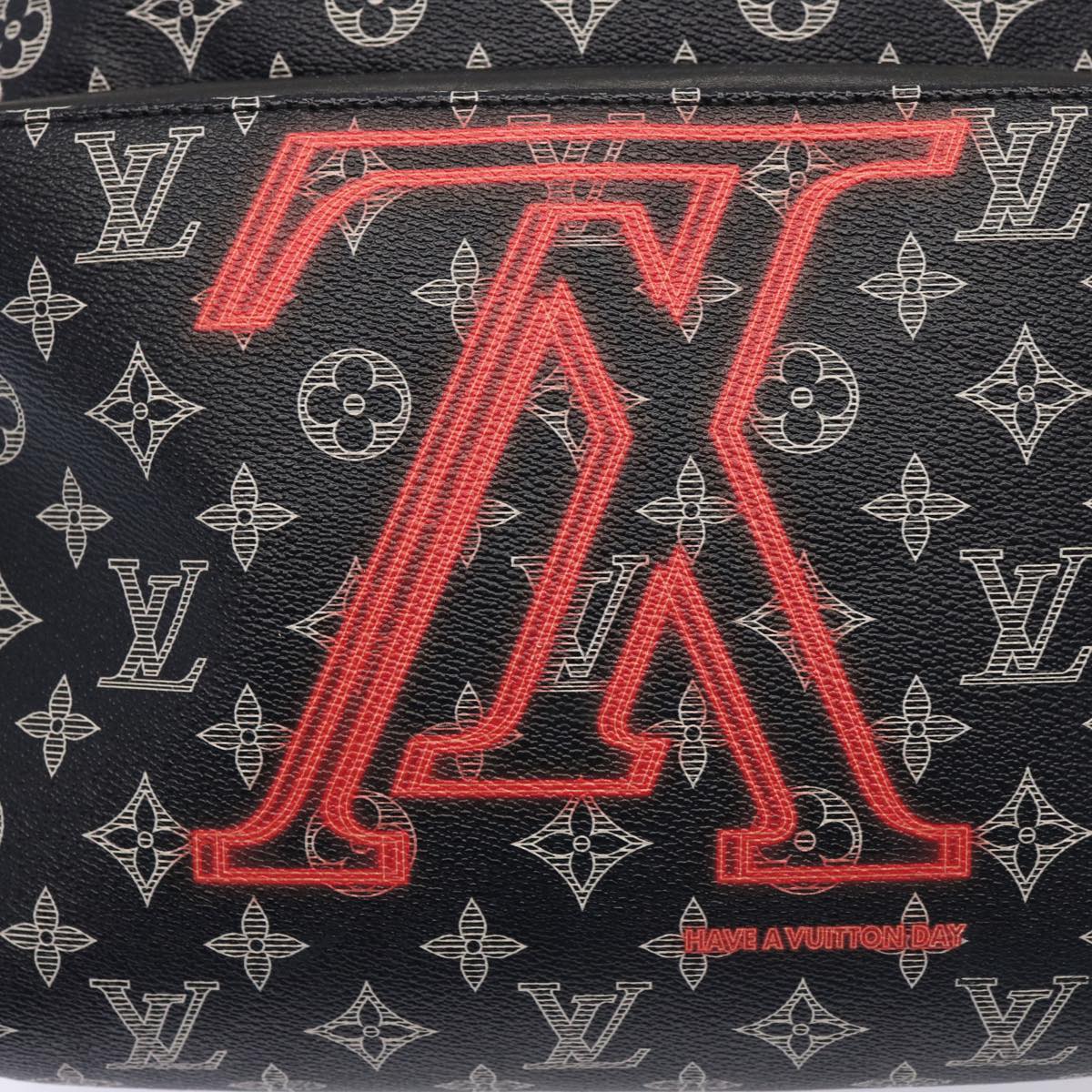 LOUIS VUITTON Monogram Ink Apollo Backpack Navy Red White M43676 LV 74436SA