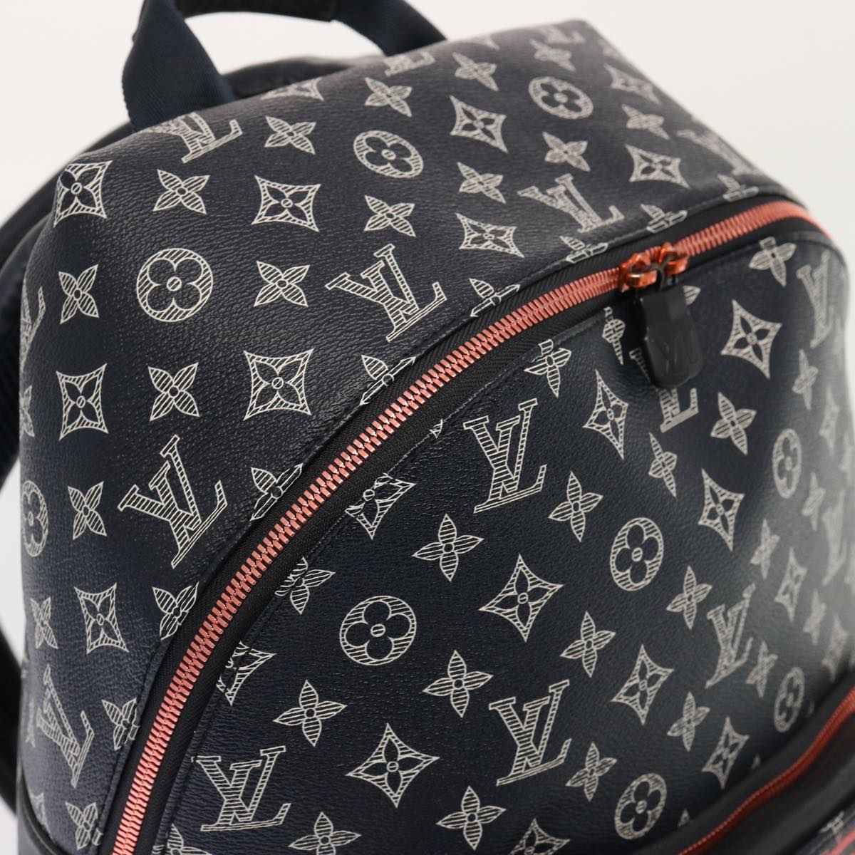 LOUIS VUITTON Monogram Ink Apollo Backpack Navy Red White M43676 LV 74436SA