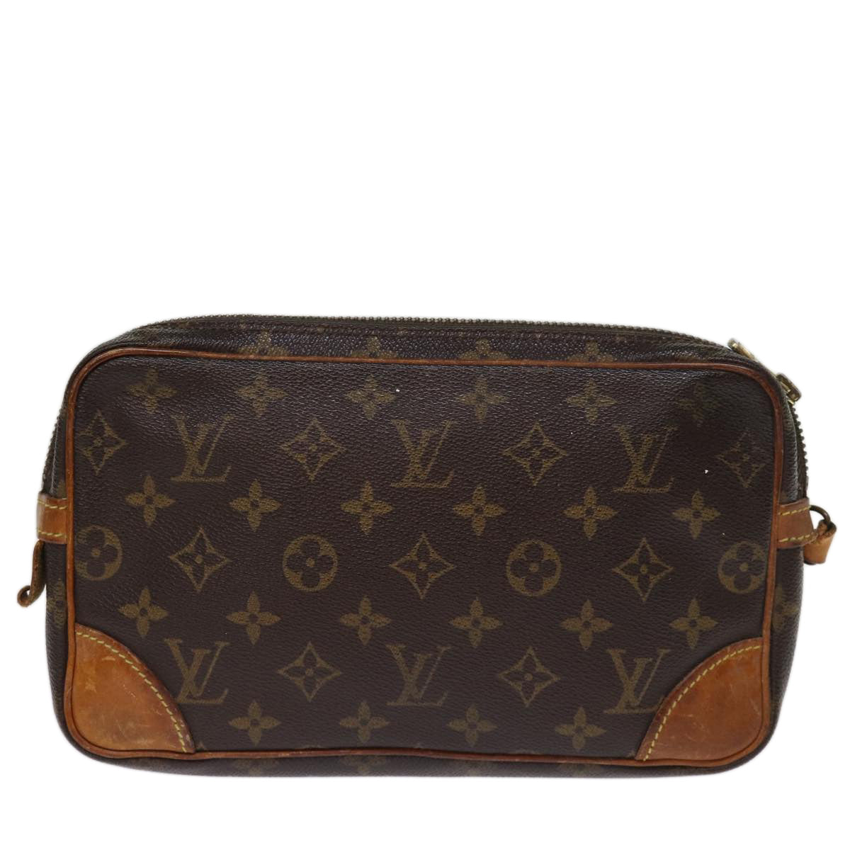 LOUIS VUITTON Monogram Marly Dragonne GM Clutch Bag M51825 LV 74438