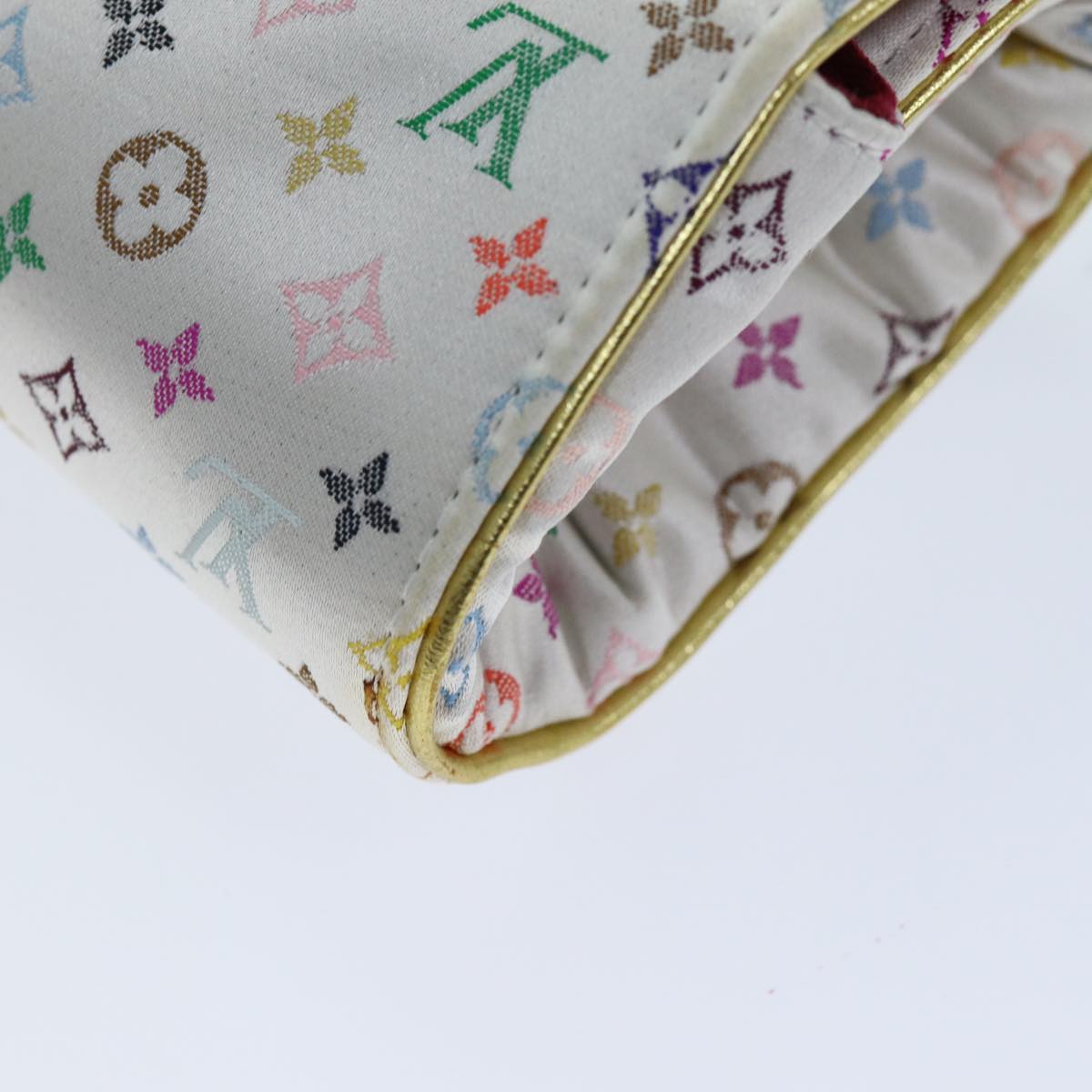 LOUIS VUITTON Multicolor Trousse Bijou Pliable Box White M92047 LV 74441A