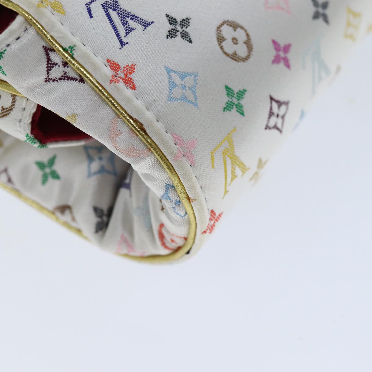 LOUIS VUITTON Multicolor Trousse Bijou Pliable Box White M92047 LV 74441A