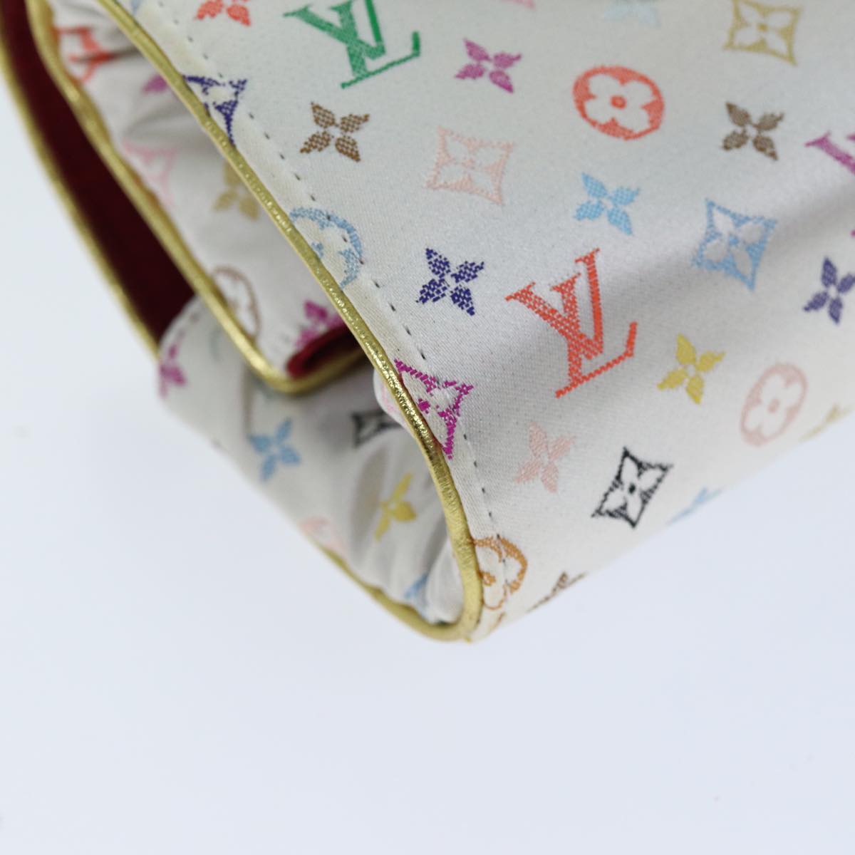 LOUIS VUITTON Multicolor Trousse Bijou Pliable Box White M92047 LV 74441A
