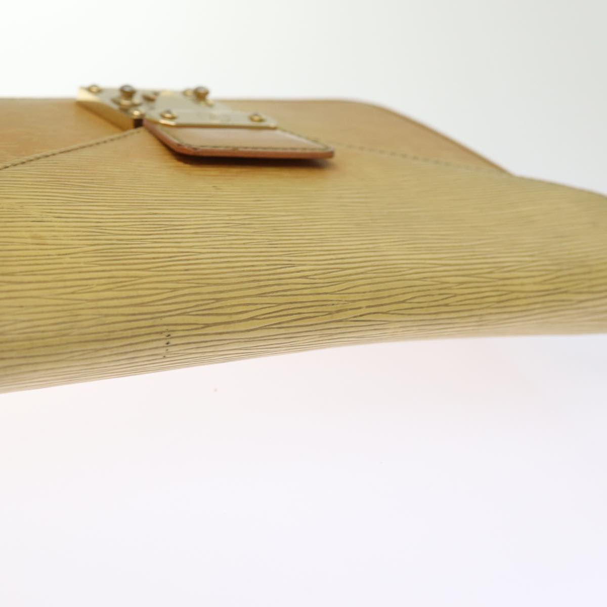 LOUIS VUITTON Epi Serie Dragonne Clutch Bag Winnipeg Beige M52616 LV 74445