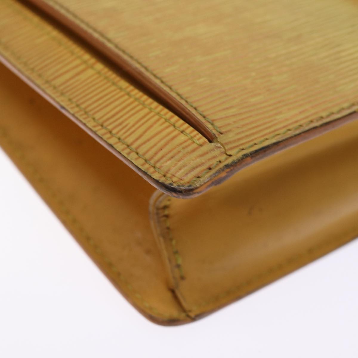 LOUIS VUITTON Epi Serie Dragonne Clutch Bag Winnipeg Beige M52616 LV 74445