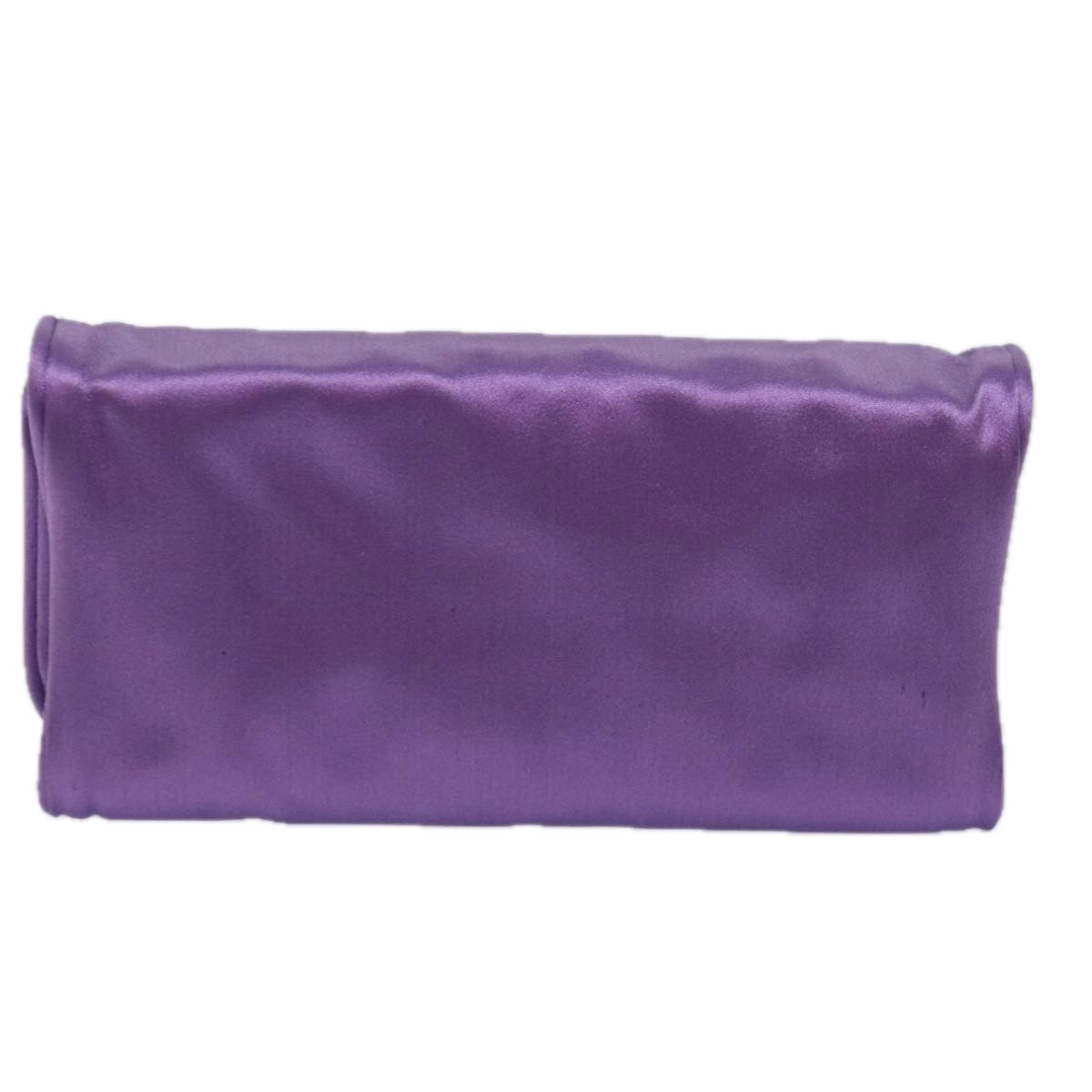 Luxury PradaJewelry Case Cosmetic Pouch Satin Purple 74450