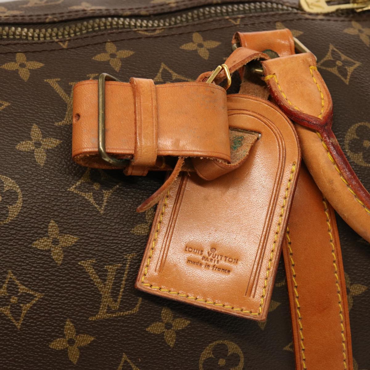 LOUIS VUITTON Monogram Keepall Bandouliere 60 Boston Bag M41412 LV 74457