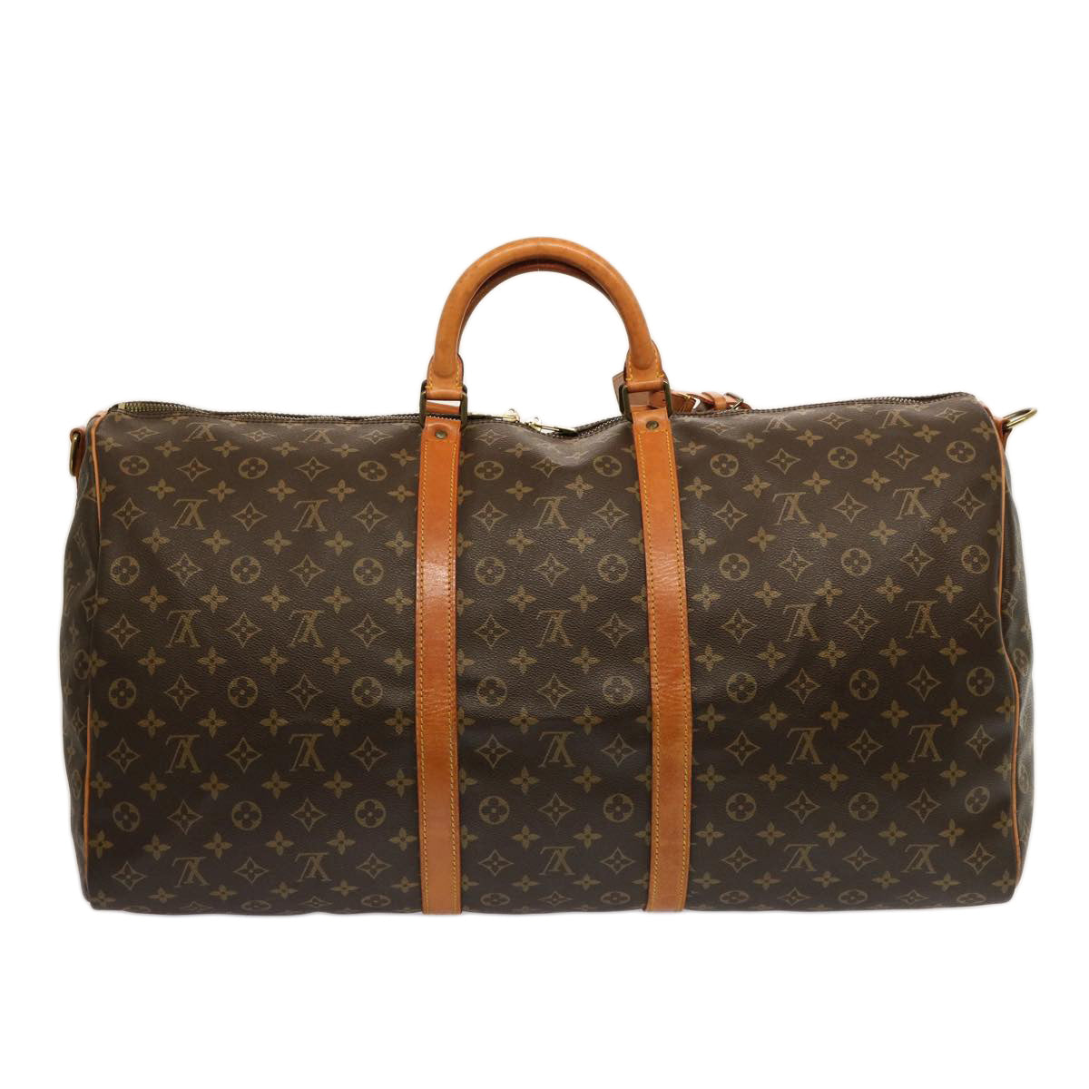 LOUIS VUITTON Monogram Keepall Bandouliere 60 Boston Bag M41412 LV 74457