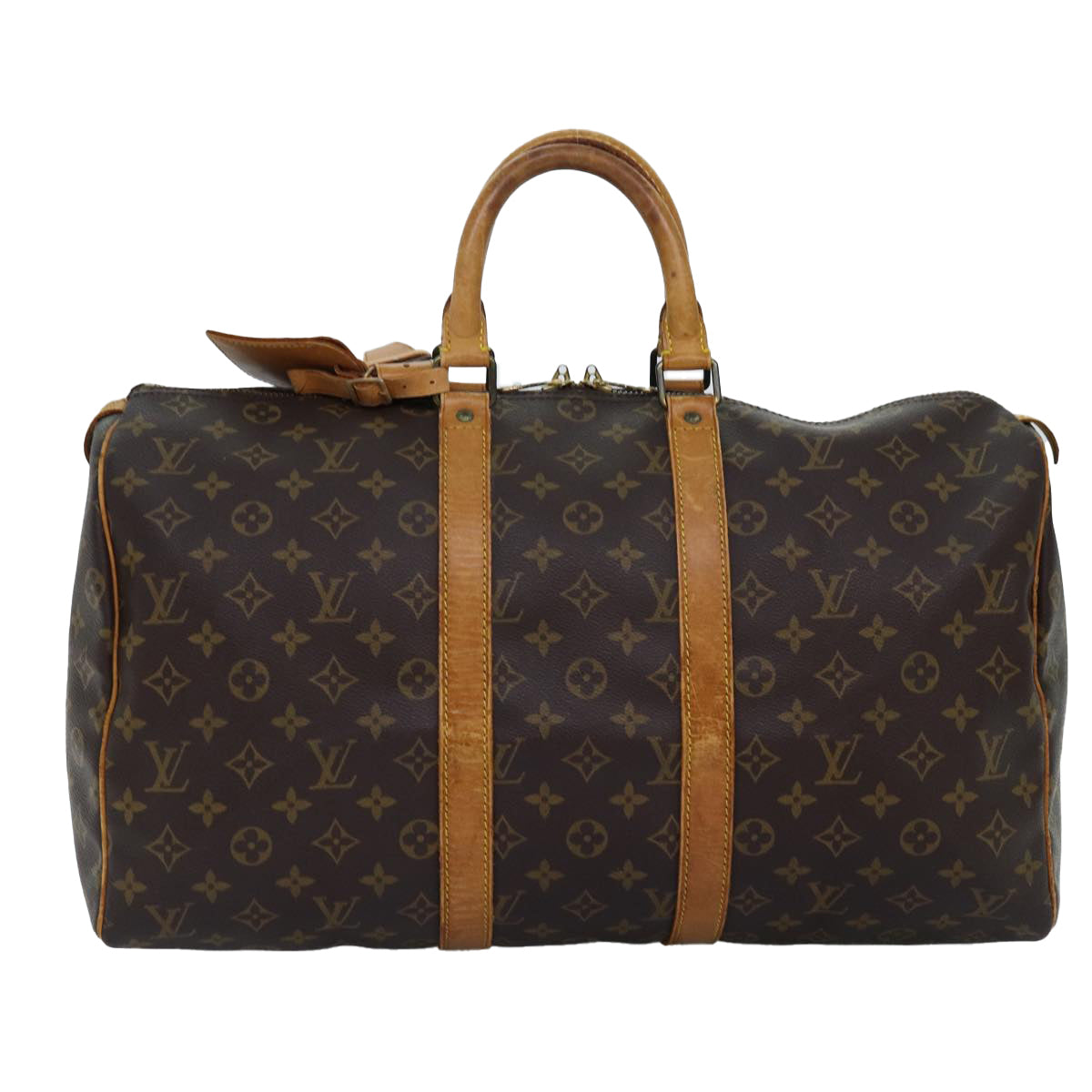 LOUIS VUITTON Monogram Keepall 45 Boston Bag M41428 LV 74460
