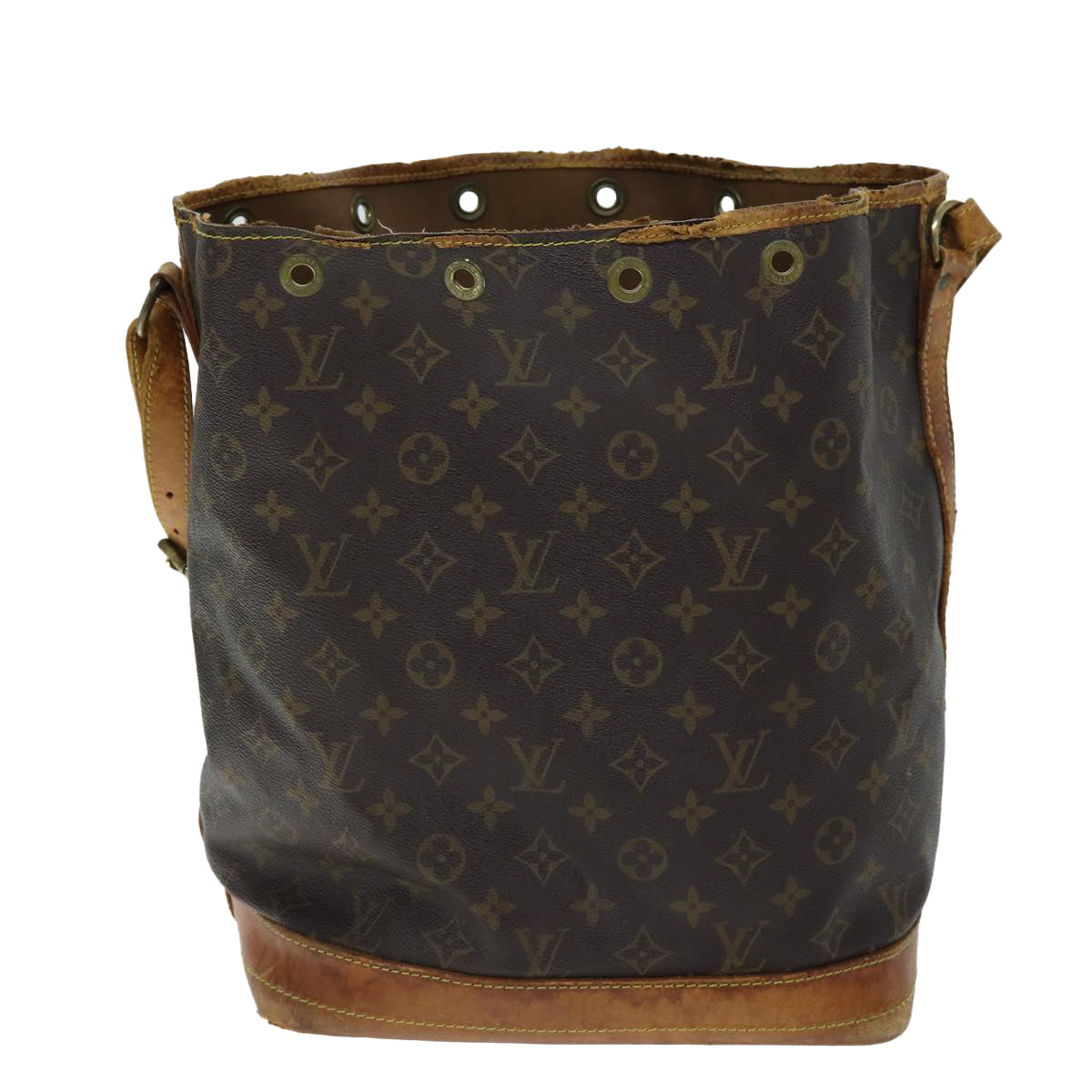 LOUIS VUITTON Monogram Noe Shoulder Bag M42224 LV 74464
