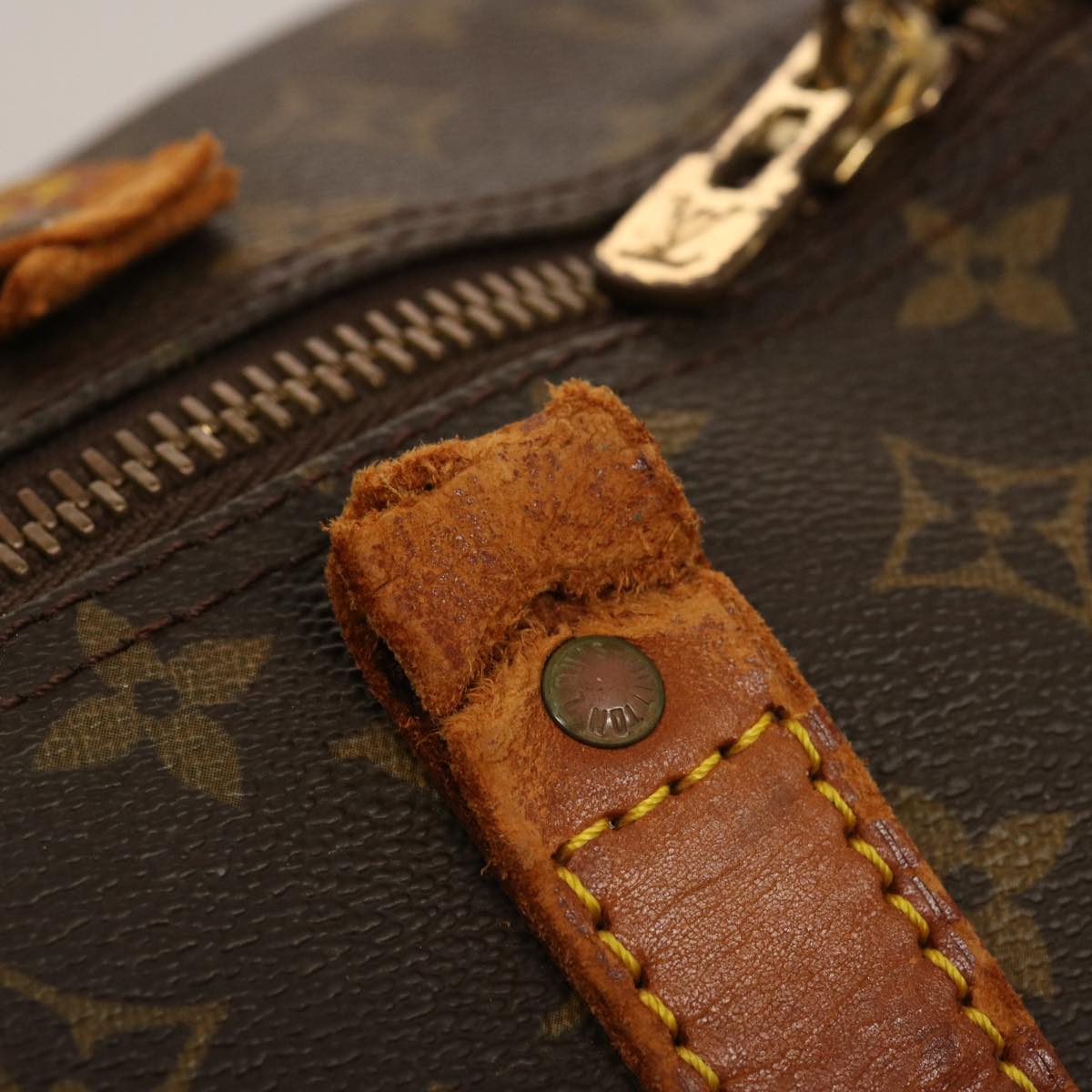 LOUIS VUITTON Monogram Keepall 60 Boston Bag M41422 LV 74485