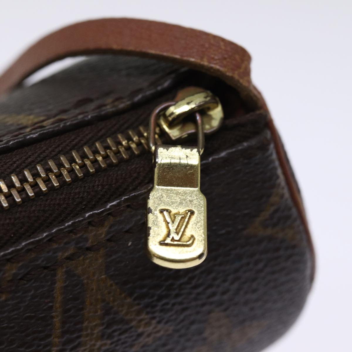 LOUIS VUITTON Monogram Papillon Pouch LV 74502