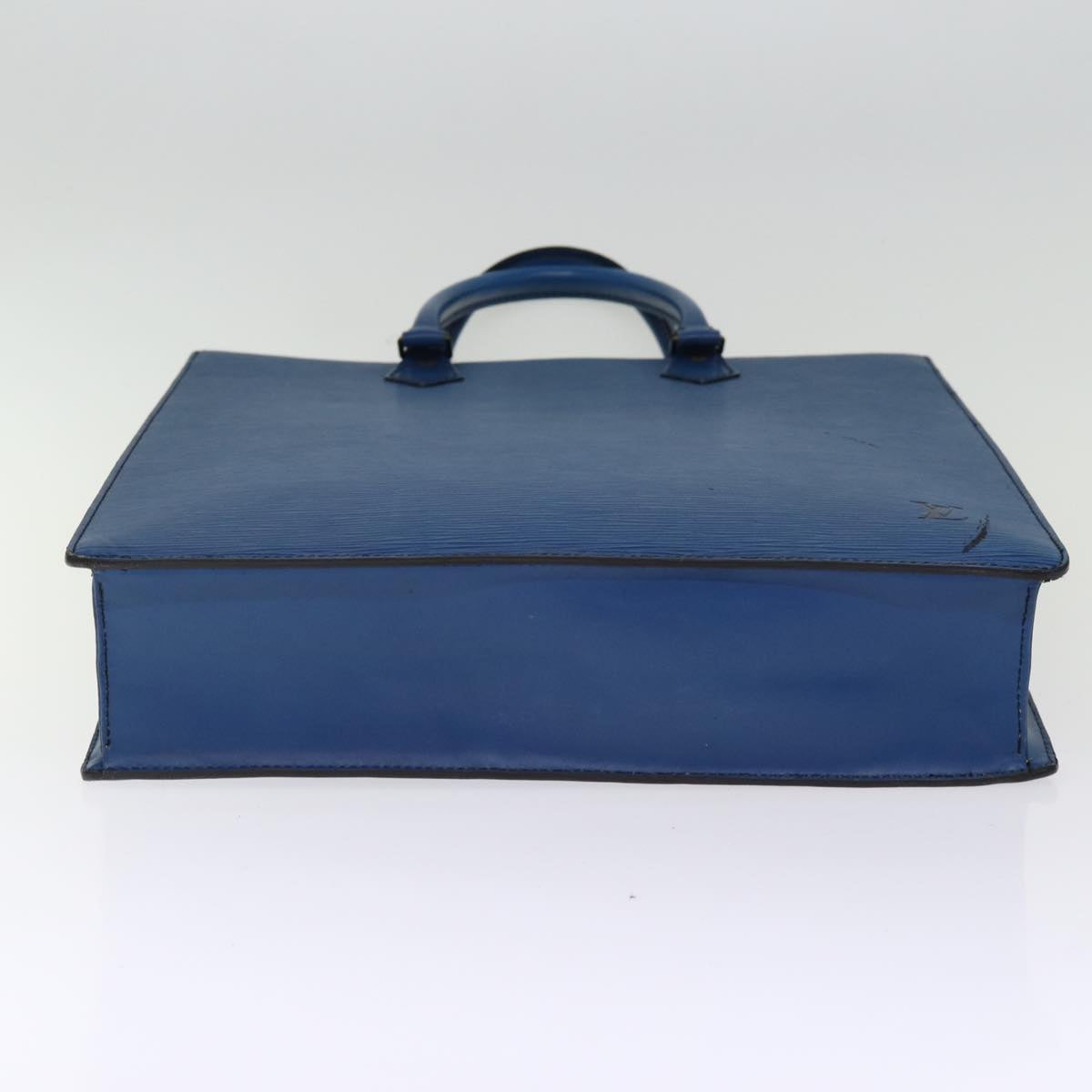 LOUIS VUITTON Epi Sac Plat Hand Bag Blue M52075 LV 74512