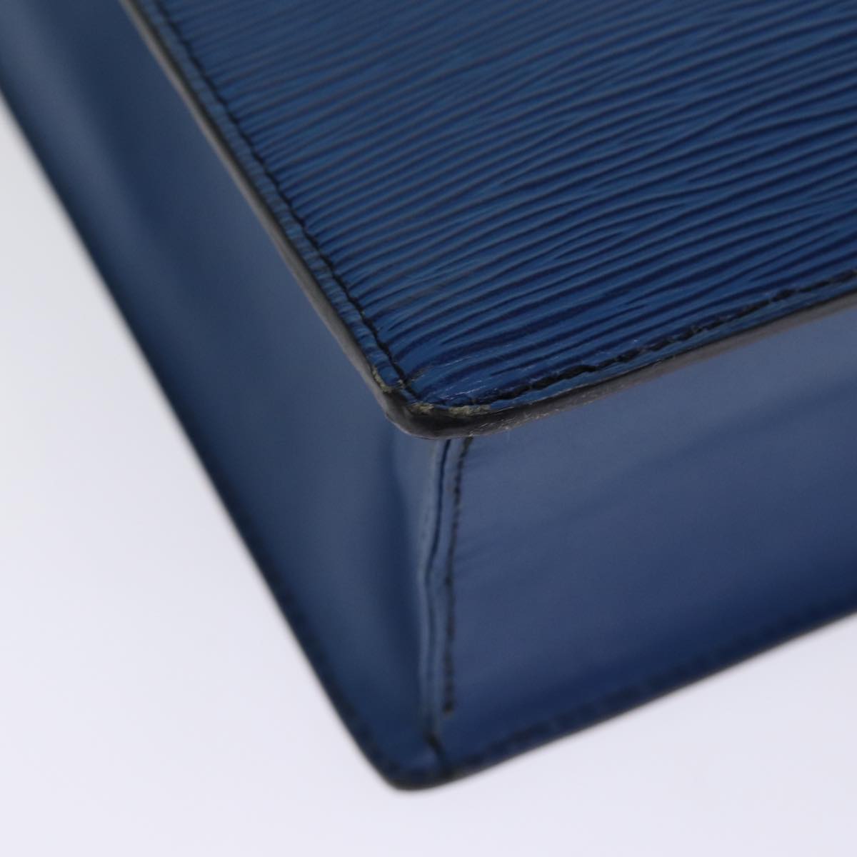 LOUIS VUITTON Epi Sac Plat Hand Bag Blue M52075 LV 74512