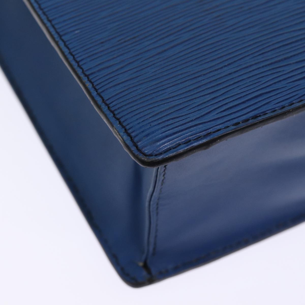 LOUIS VUITTON Epi Sac Plat Hand Bag Blue M52075 LV 74512