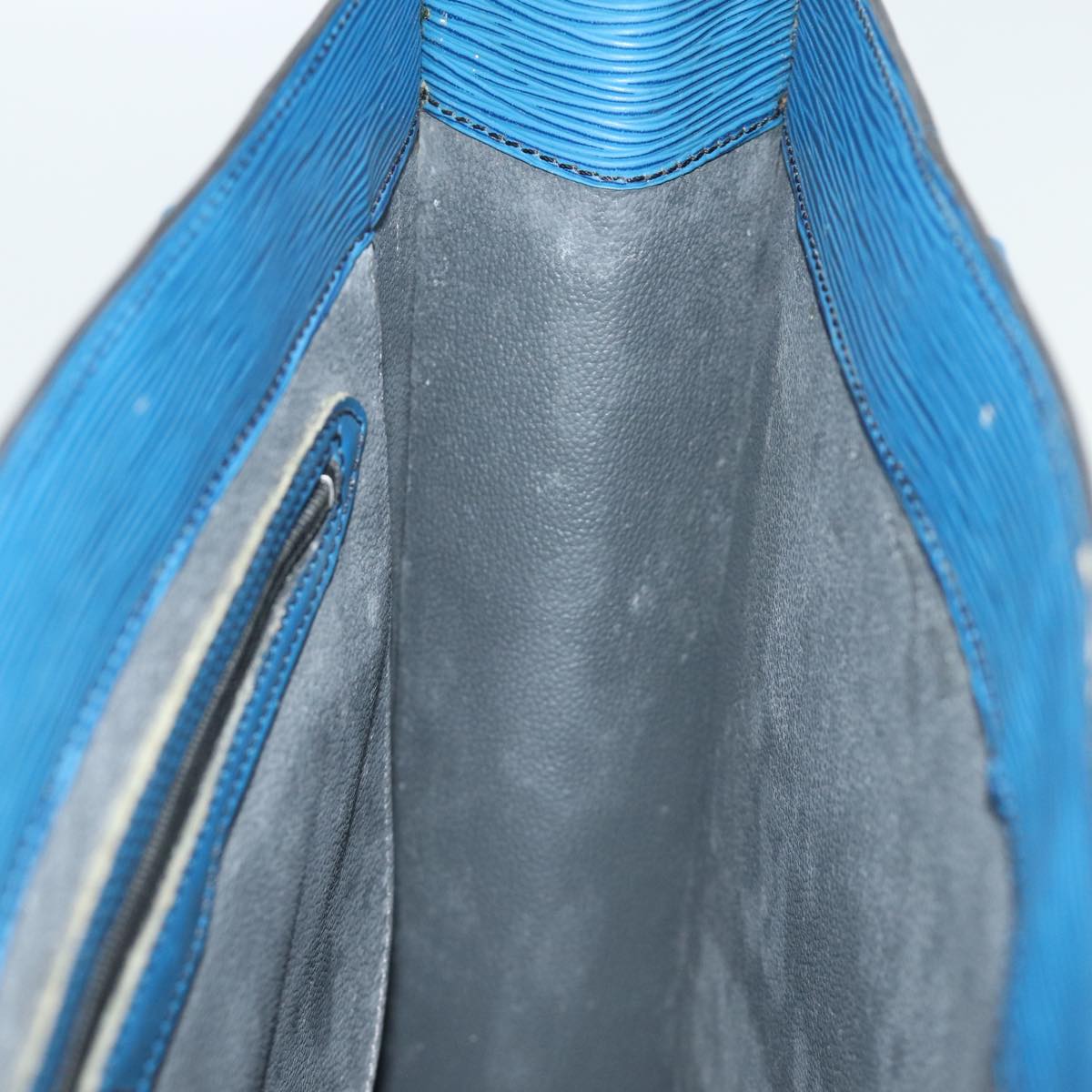 LOUIS VUITTON Epi Sac Plat Hand Bag Blue M52075 LV 74512