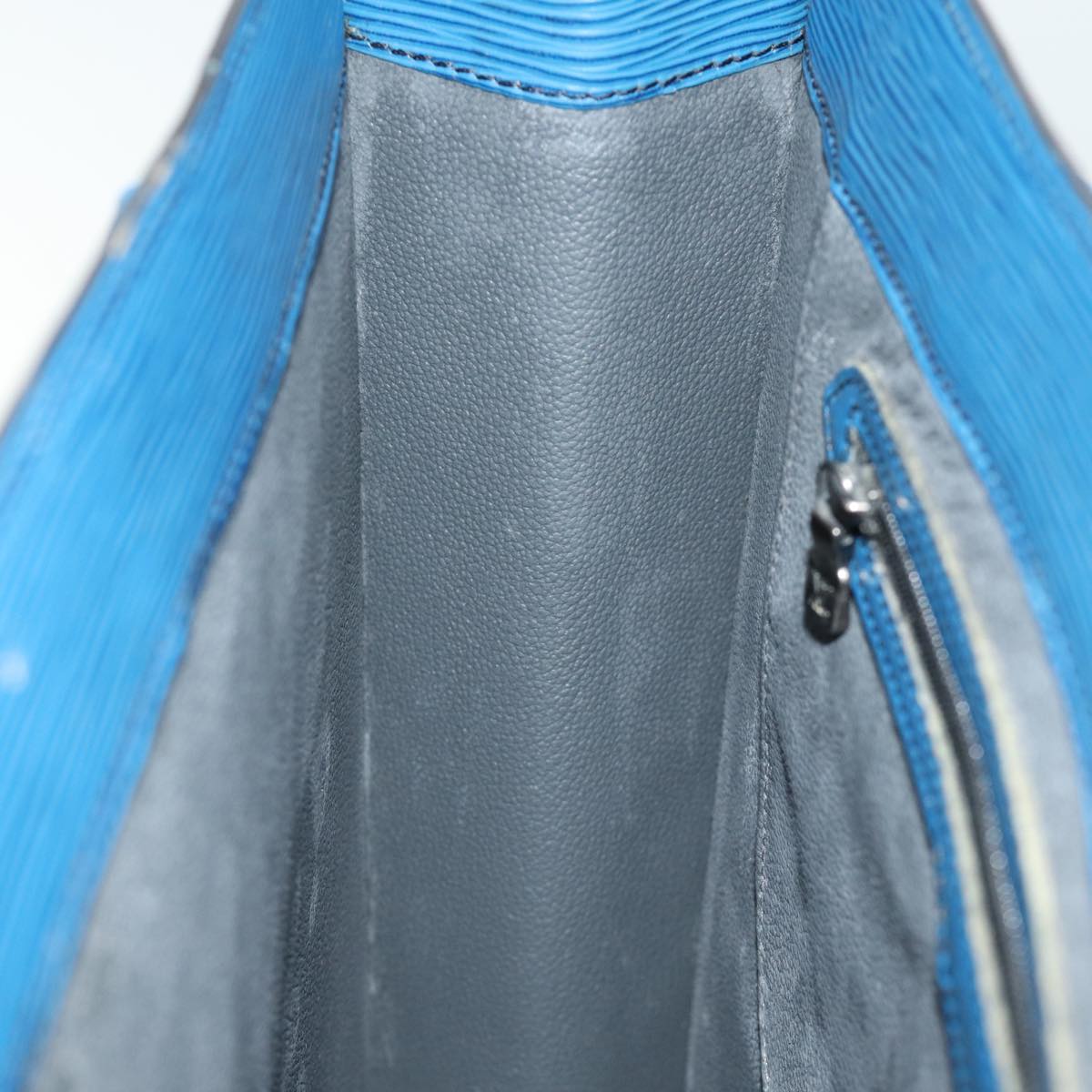 LOUIS VUITTON Epi Sac Plat Hand Bag Blue M52075 LV 74512
