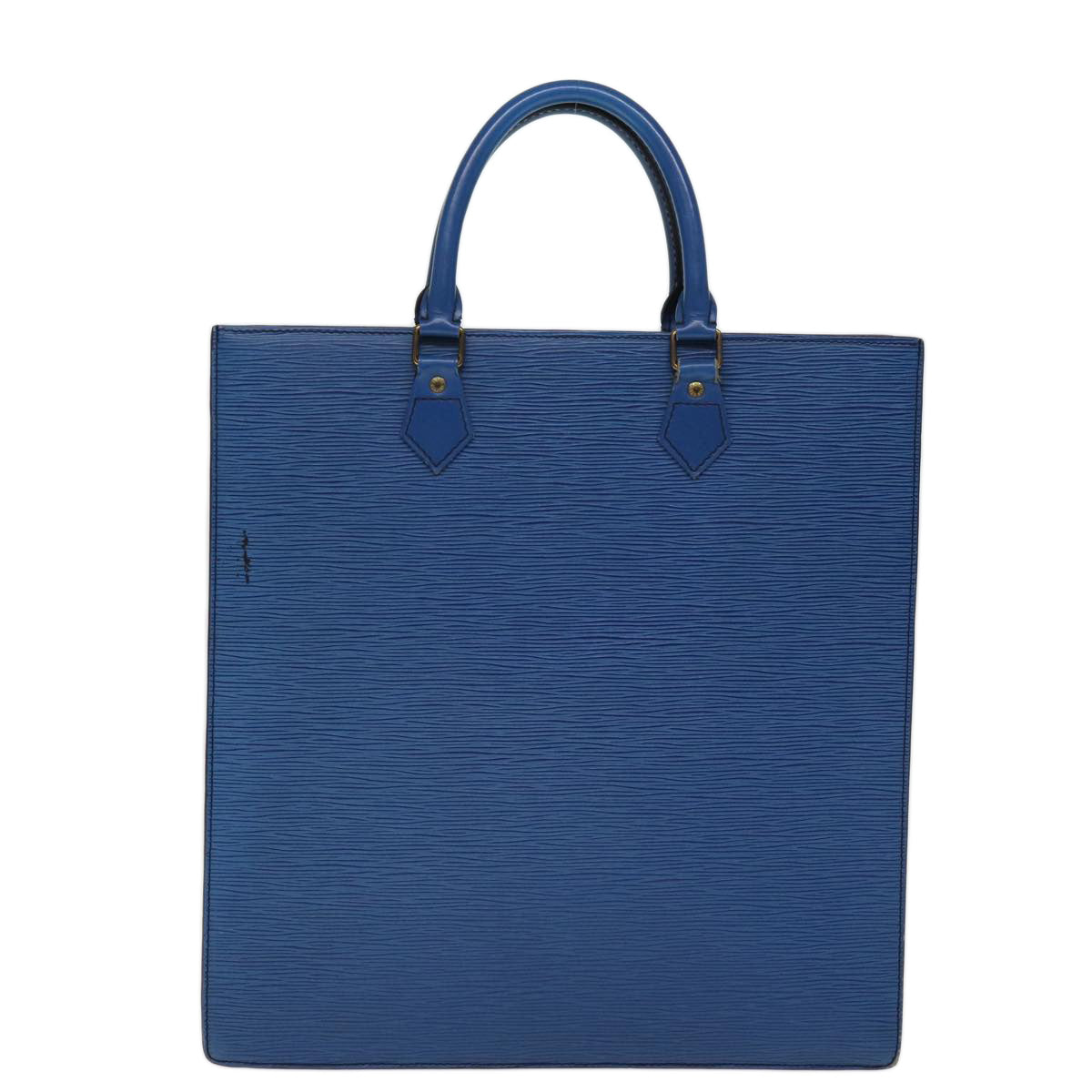 LOUIS VUITTON Epi Sac Plat Hand Bag Blue M52075 LV 74512