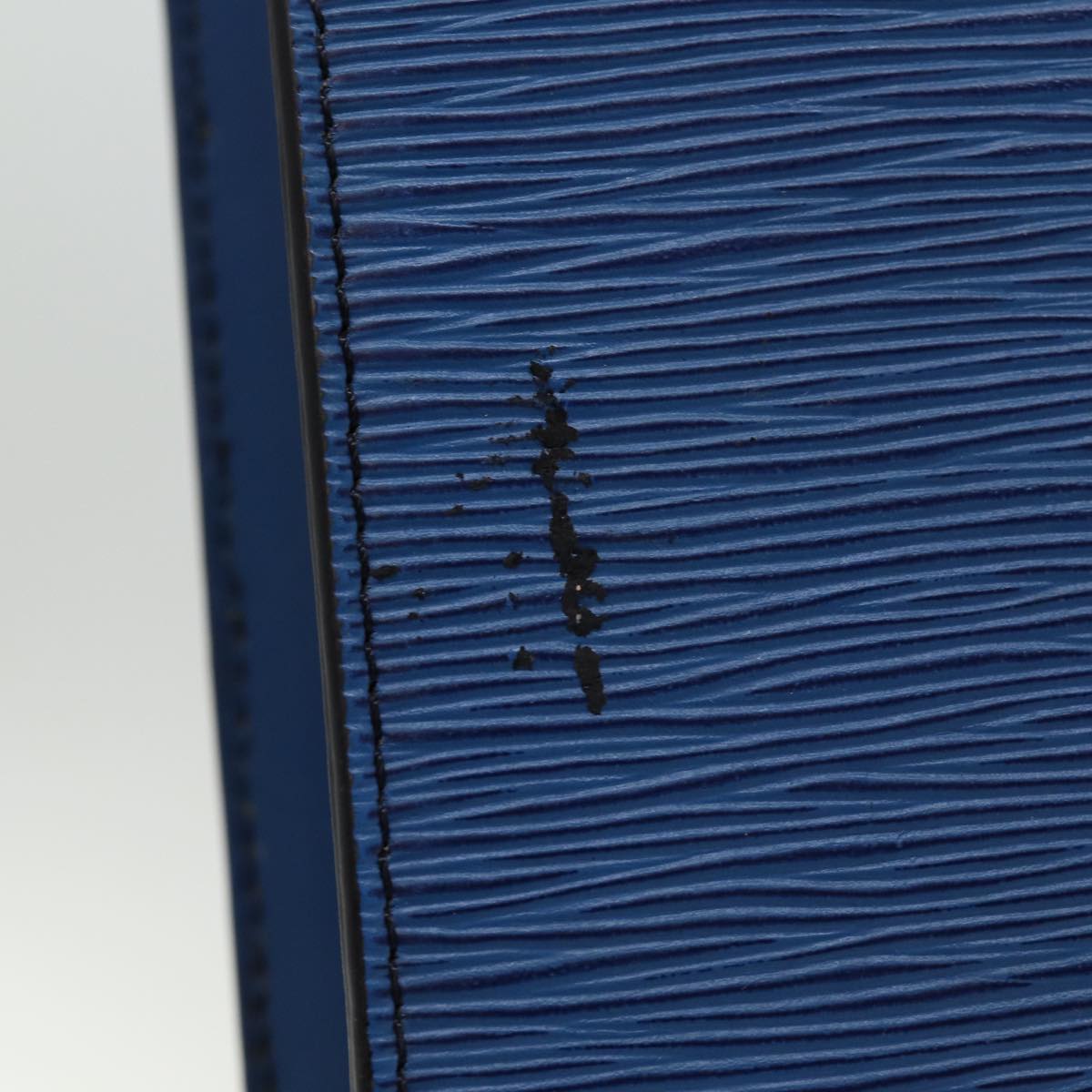 LOUIS VUITTON Epi Sac Plat Hand Bag Blue M52075 LV 74512