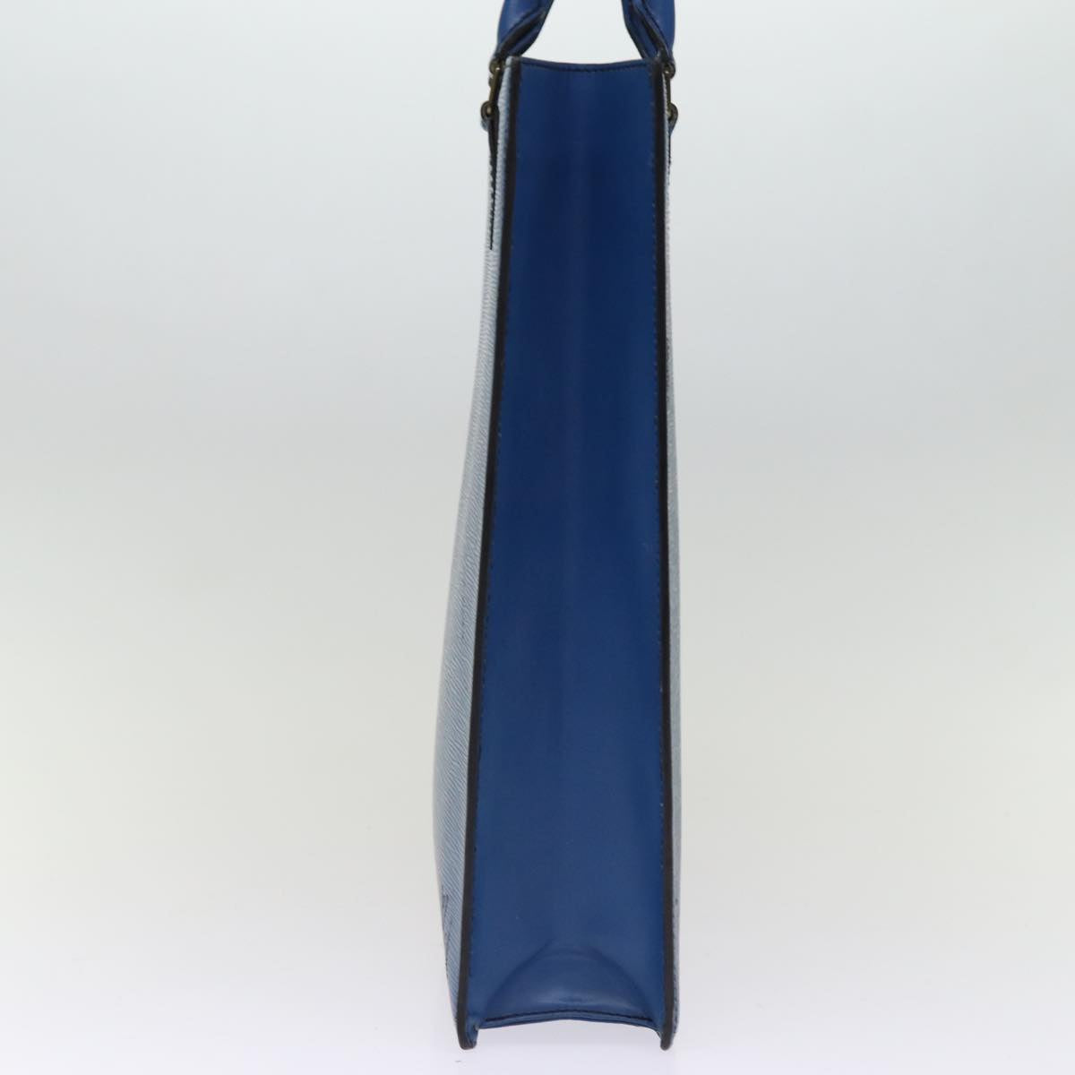 LOUIS VUITTON Epi Sac Plat Hand Bag Blue M52075 LV 74512
