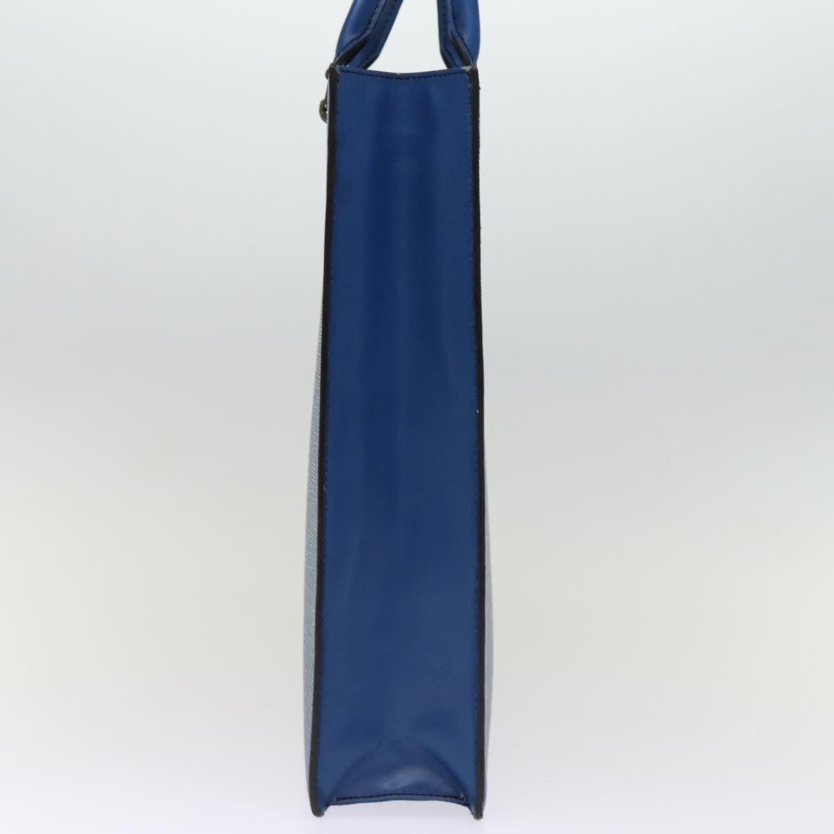 LOUIS VUITTON Epi Sac Plat Hand Bag Blue M52075 LV 74512