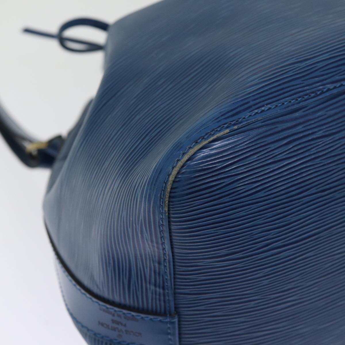 LOUIS VUITTON Epi Petit Noe Shoulder Bag Blue M44105 LV 74517