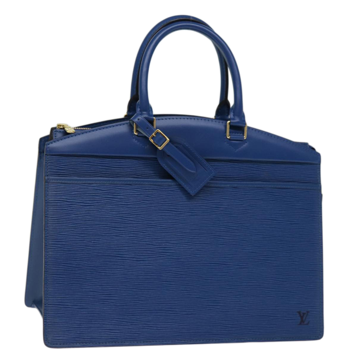 LOUIS VUITTON Epi Riviera Hand Bag Blue M48185 LV 74519
