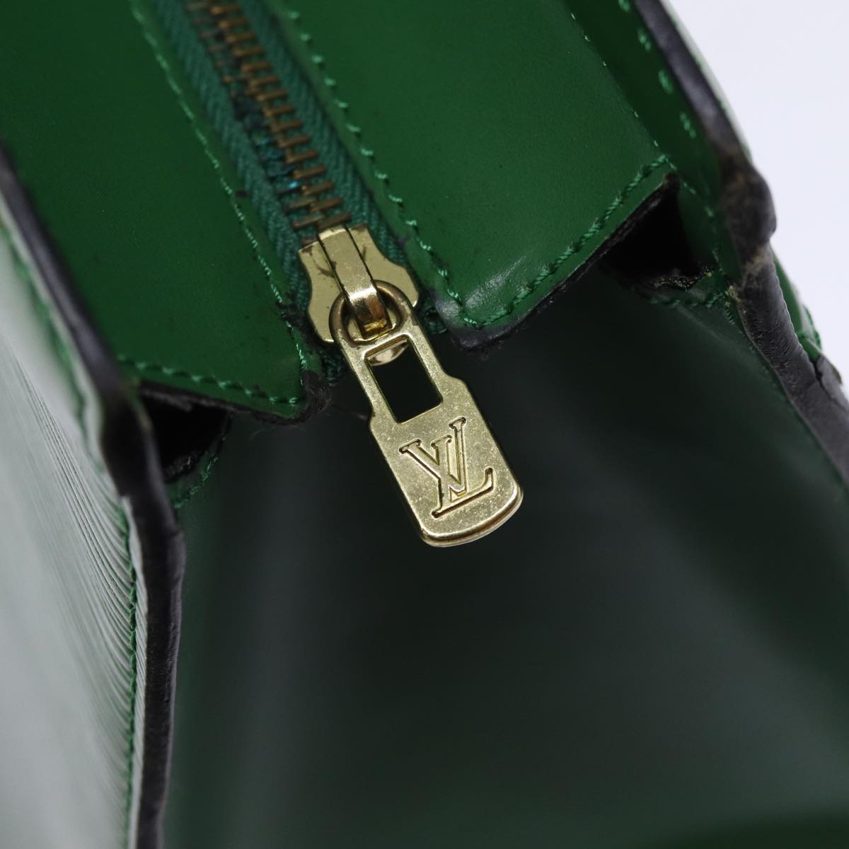 LOUIS VUITTON Epi Riviera Hand Bag Green M48184 LV 74520