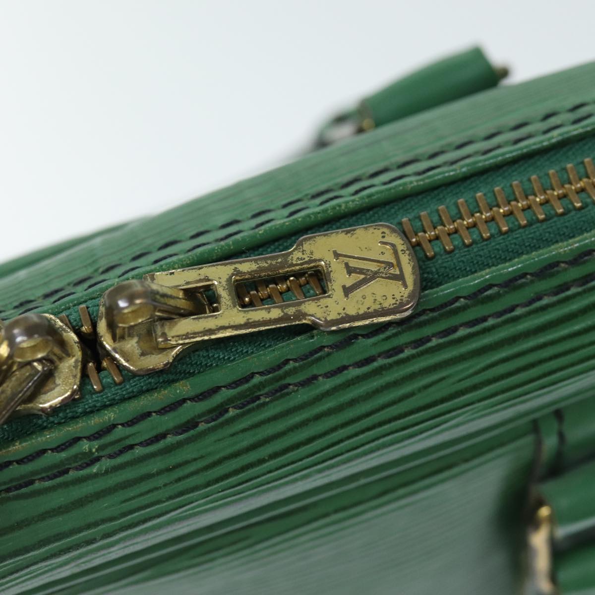 LOUIS VUITTON Epi Porte Documents Voyage Business Bag Green M54474 LV 74522