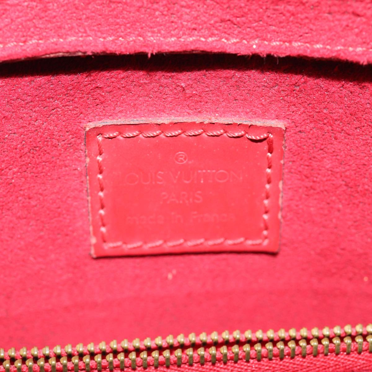 LOUIS VUITTON Epi Pont Neuf Hand Bag Red M52057 LV 74524