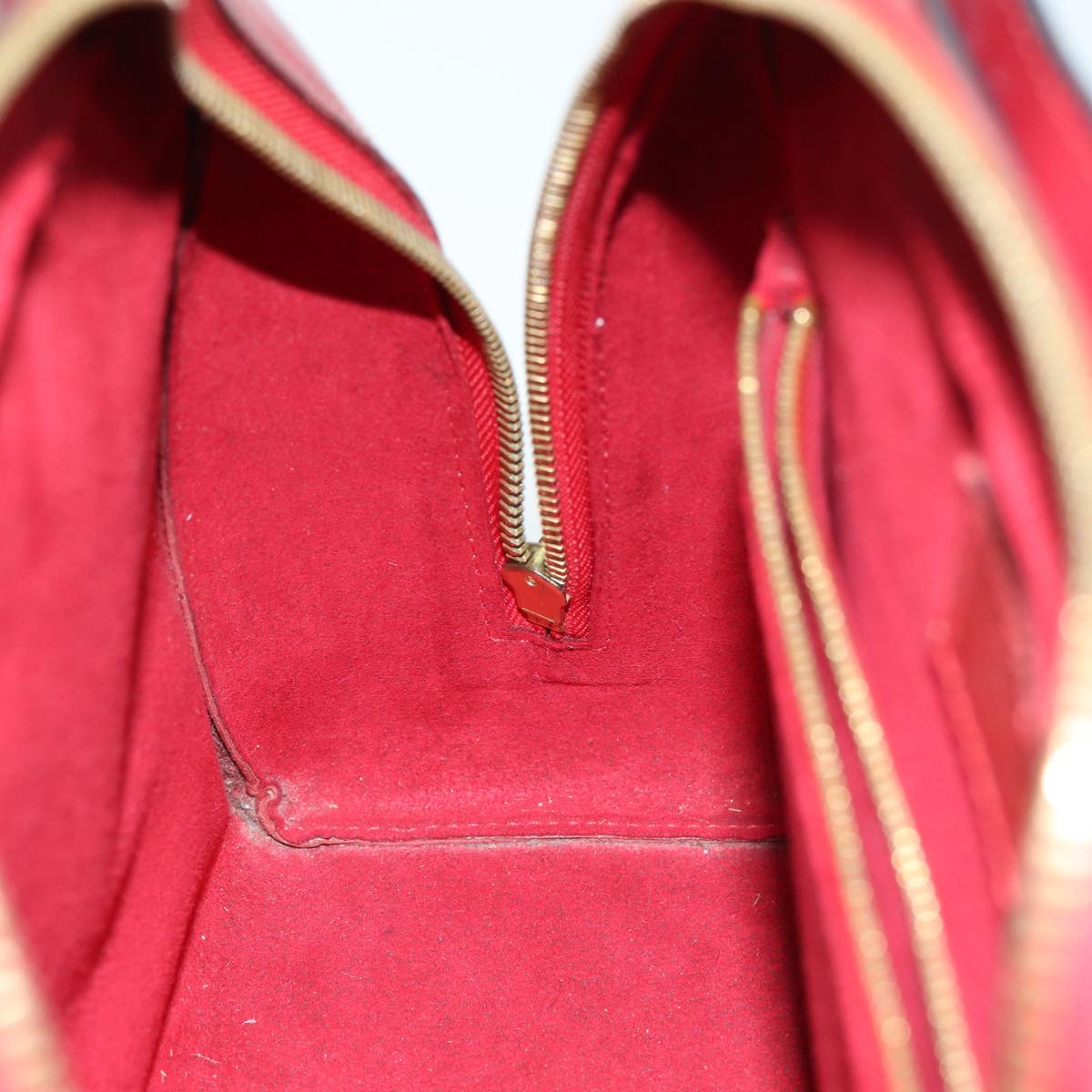 LOUIS VUITTON Epi Pont Neuf Hand Bag Red M52057 LV 74524