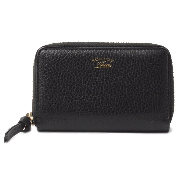 Luxury Gucci Trending 2025 Calf Leather Zip Coin Case Wallet 368877